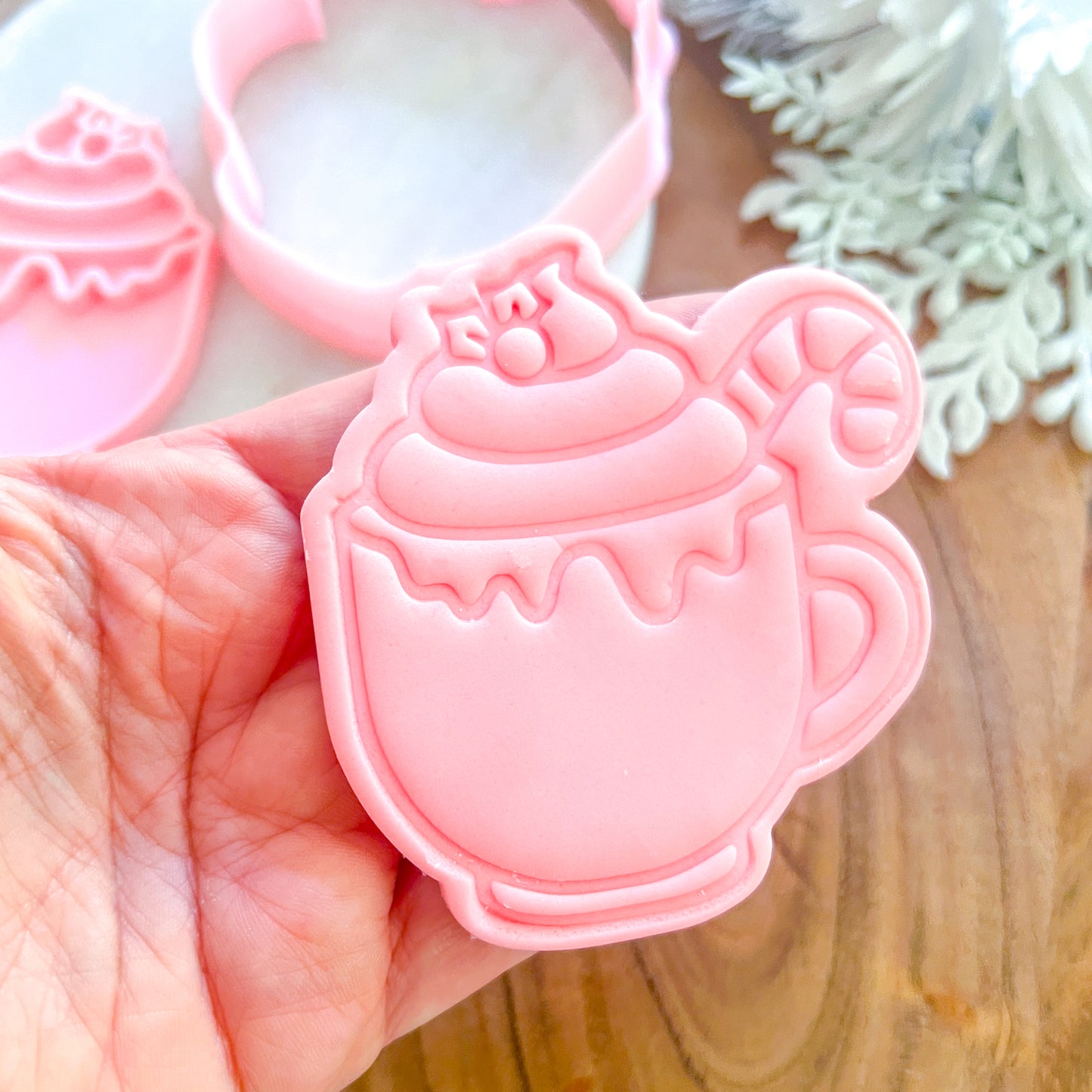 "Hot Cocoa" Cookie Cutter & Stamp