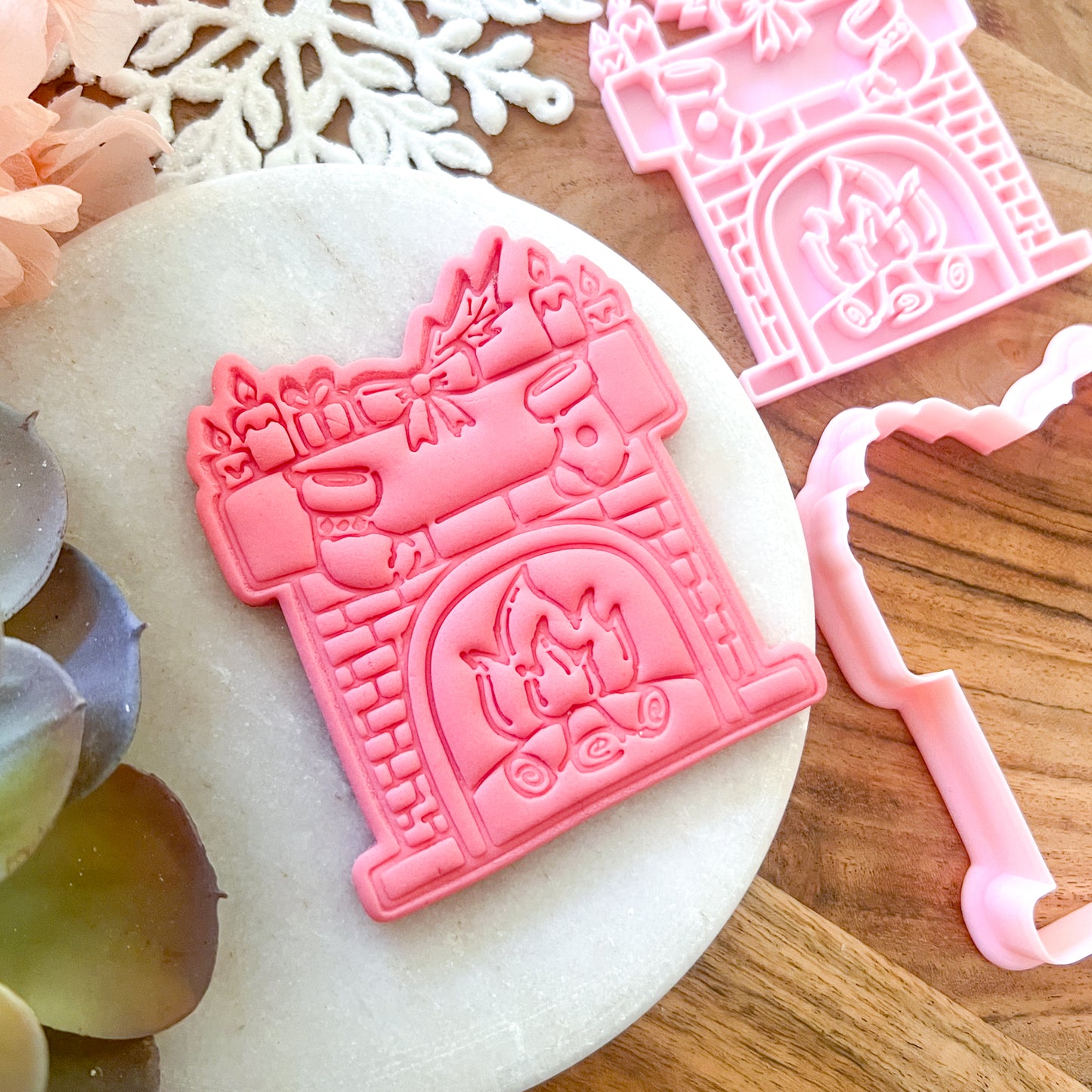"Fireplace" Cookie Cutter & Stamp