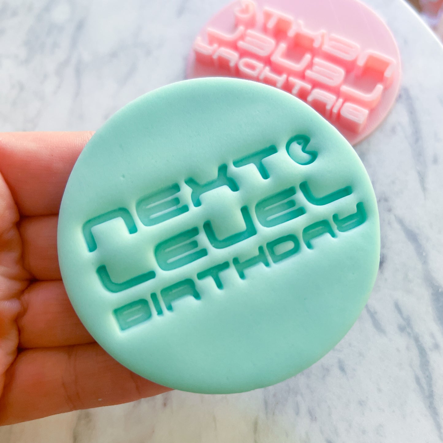 "Next Level Birthday" Stamp