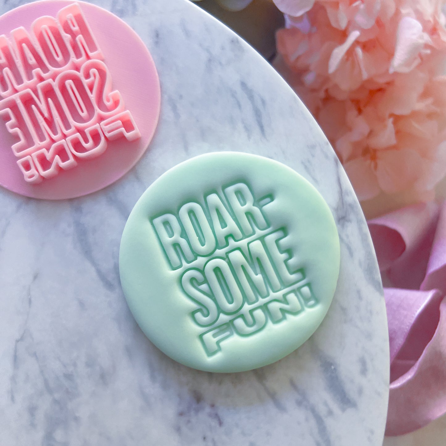 "Roar-some Birthday" - Fondant Stamp