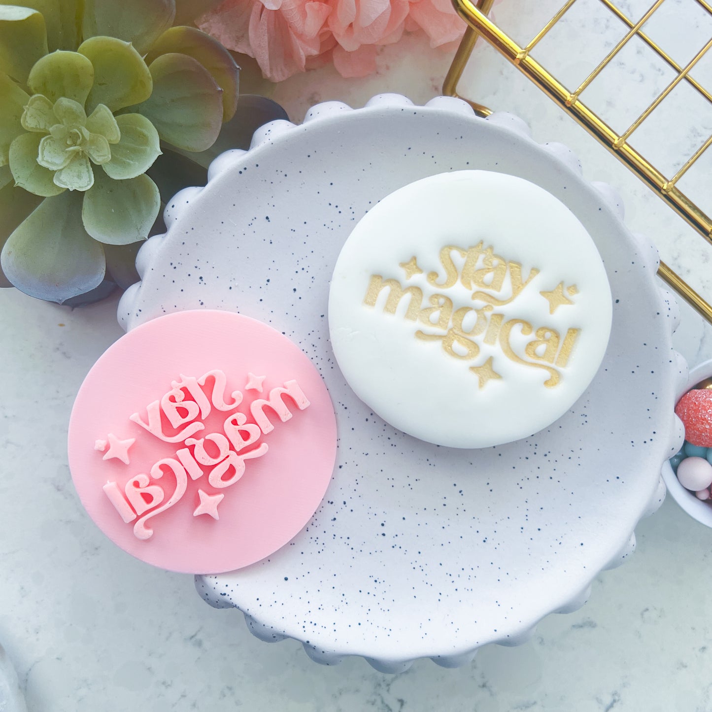 Stay Magical Fondant Stamp