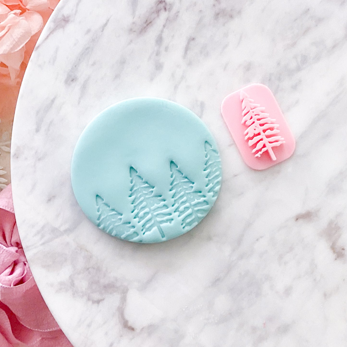 Fir Tree - Fondant Stamp