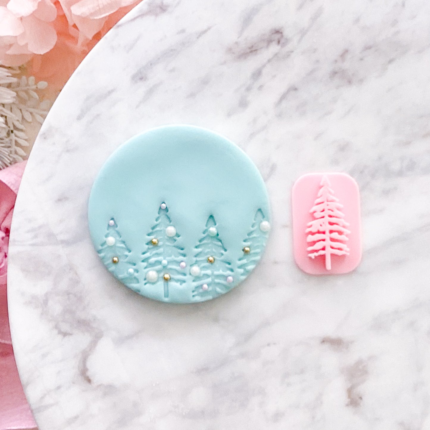Fir Tree - Fondant Stamp