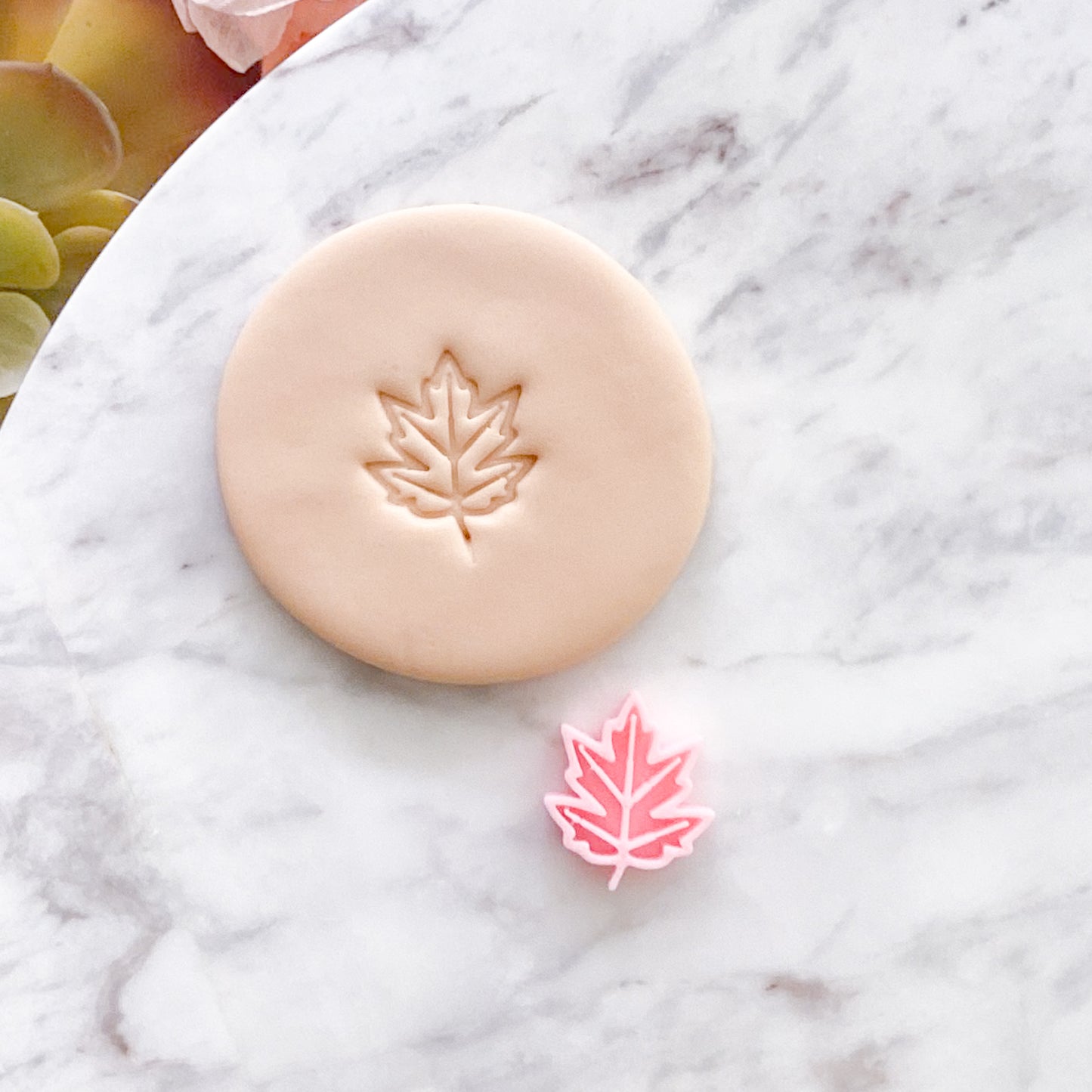 Maple Leaf - Fondant Stamp