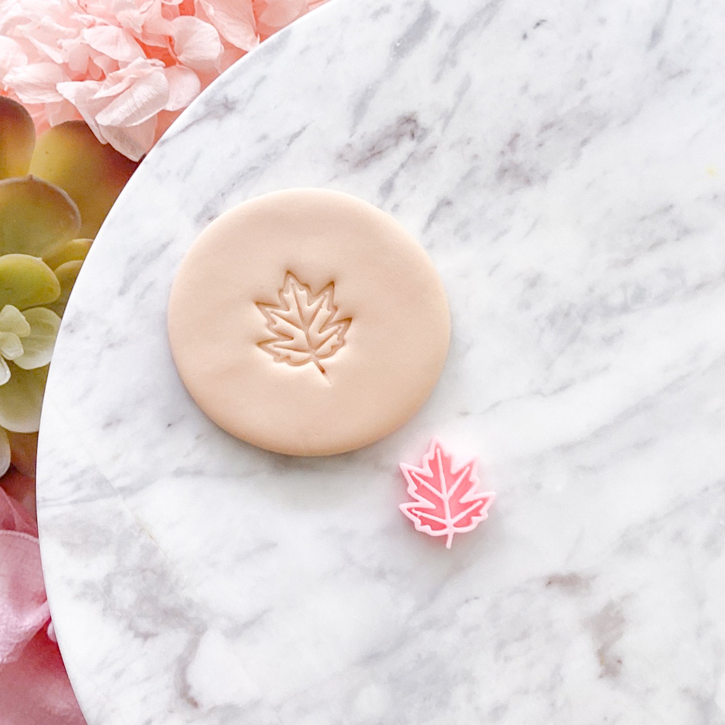Maple Leaf - Fondant Stamp