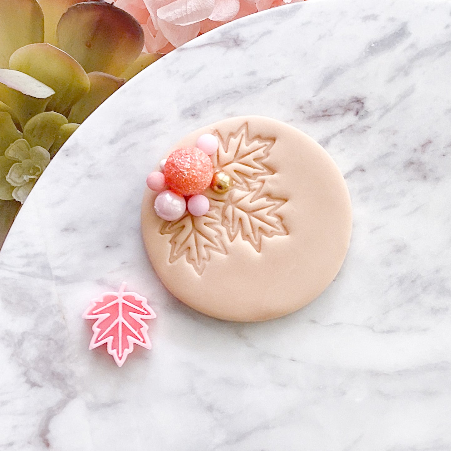 Maple Leaf - Fondant Stamp