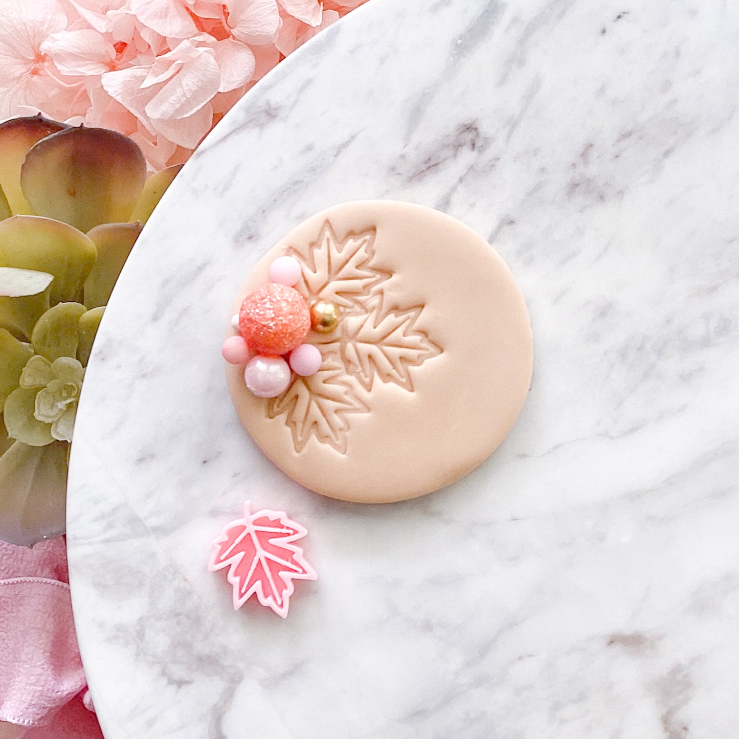 Maple Leaf - Fondant Stamp