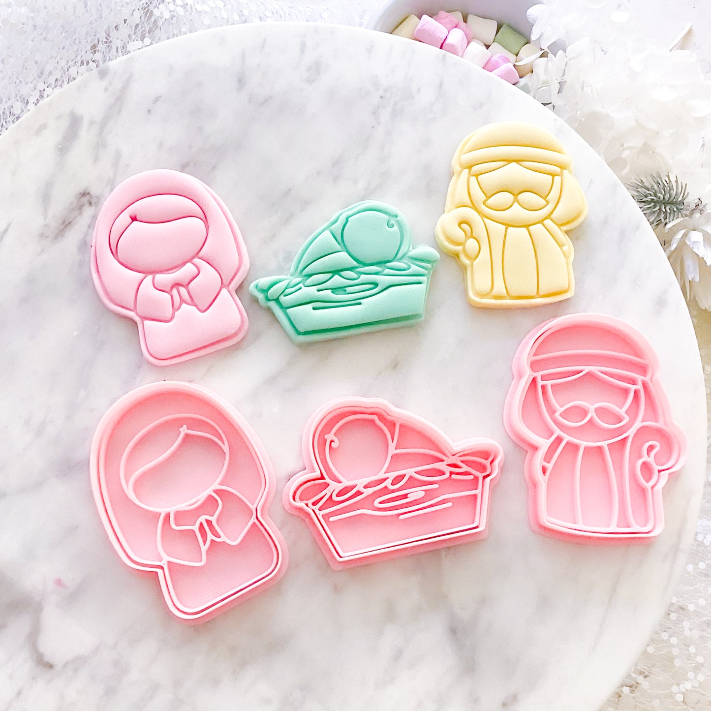 "Nativity 3pc Set" Cookie Cutter & Stamp