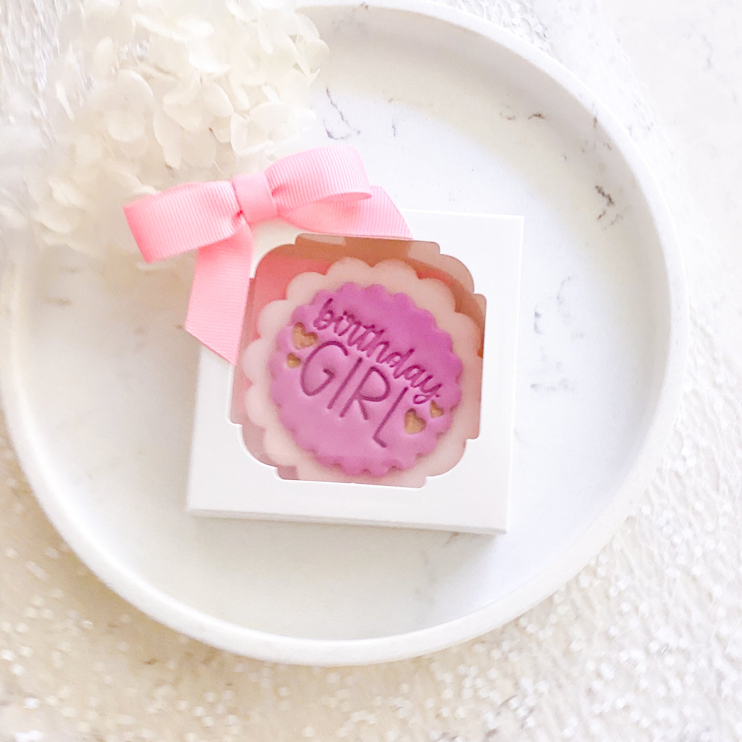 Birthday Girl Fondant Stamp