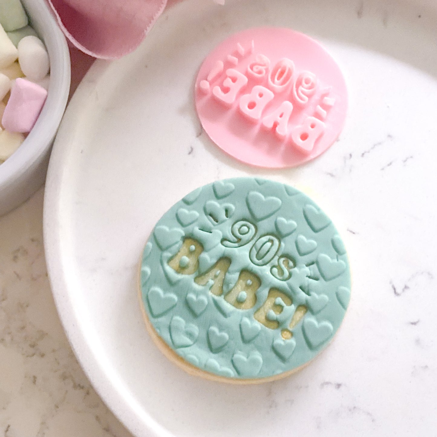 90's Babe - Fondant Stamp