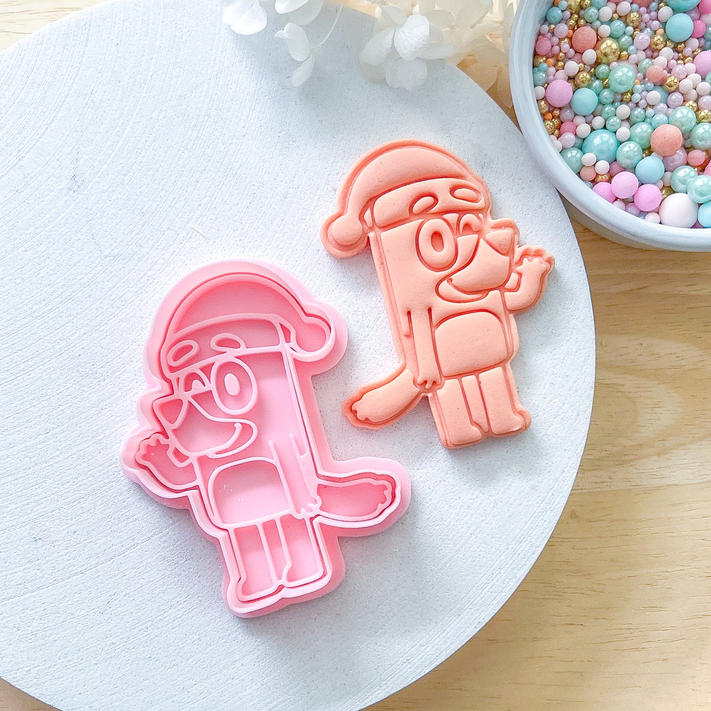 "Christmas Bluey" - Cookie Cutter & Stamp