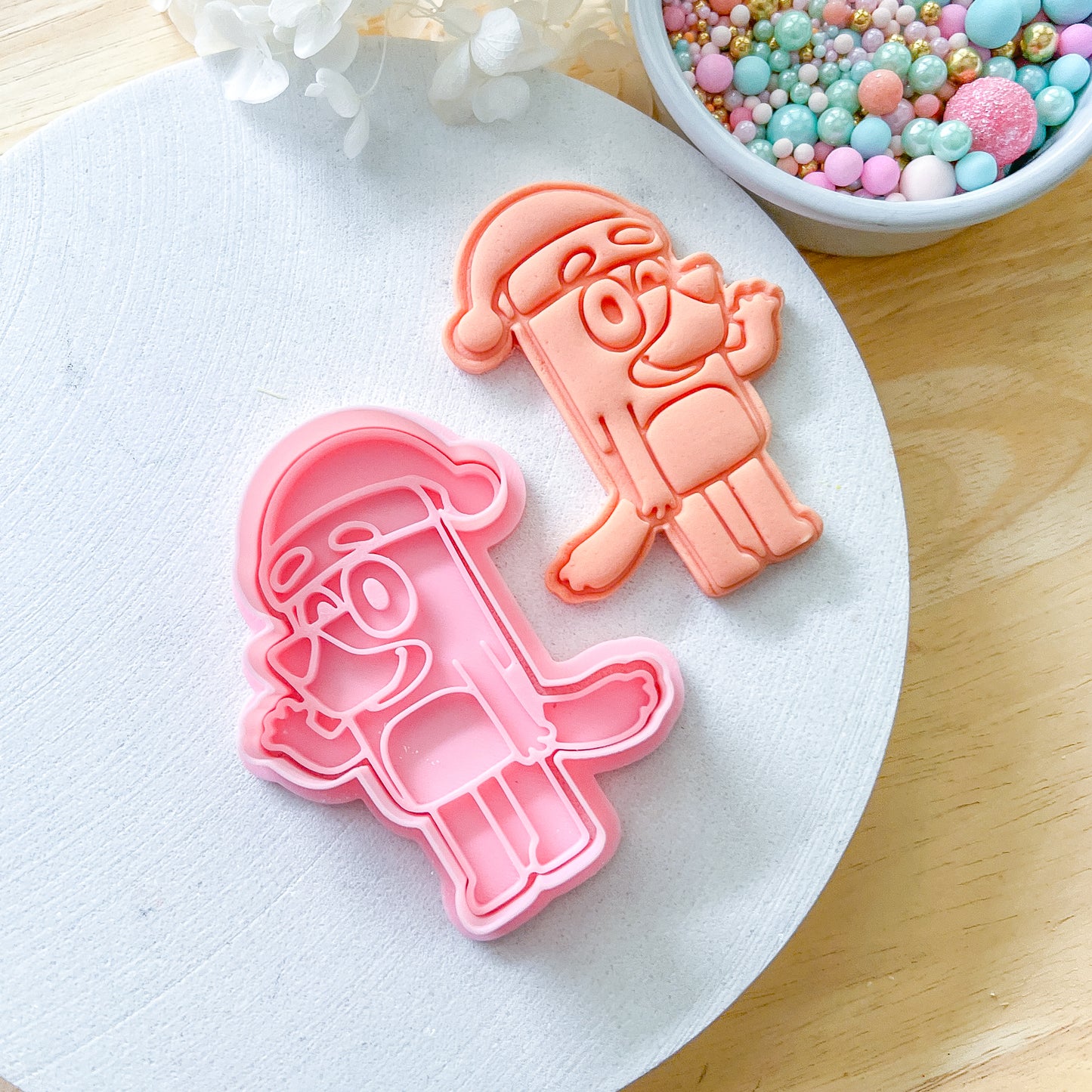 "Christmas Bluey" - Cookie Cutter & Stamp