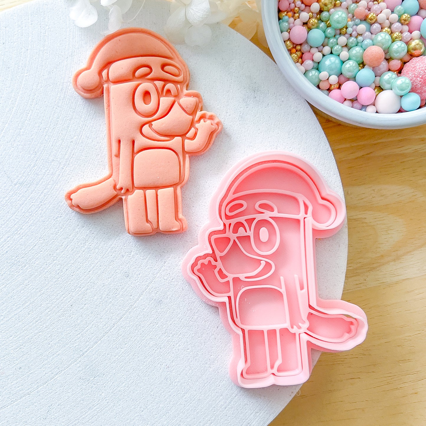 "Christmas Bluey" - Cookie Cutter & Stamp