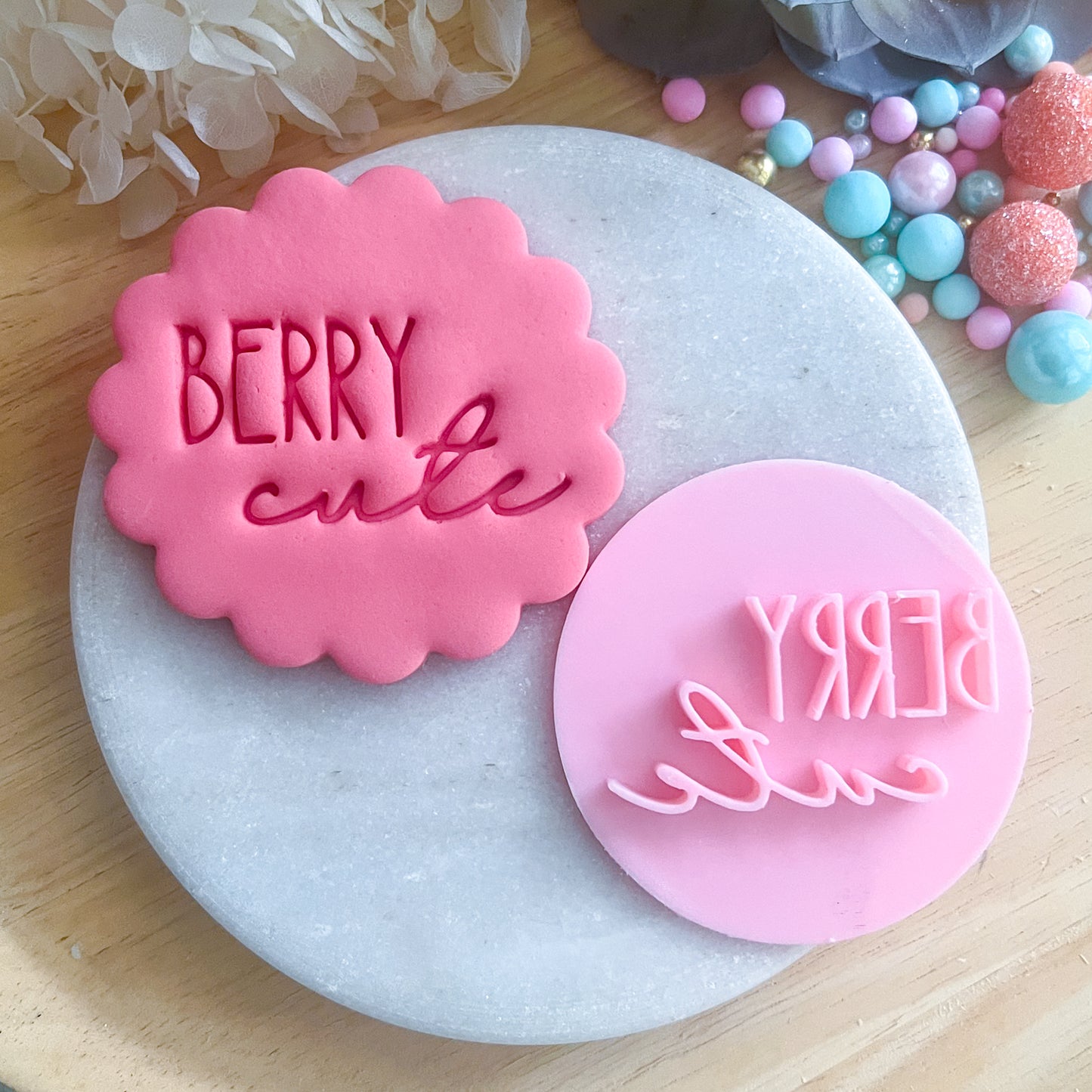 "Berry Cute" Fondant Stamp
