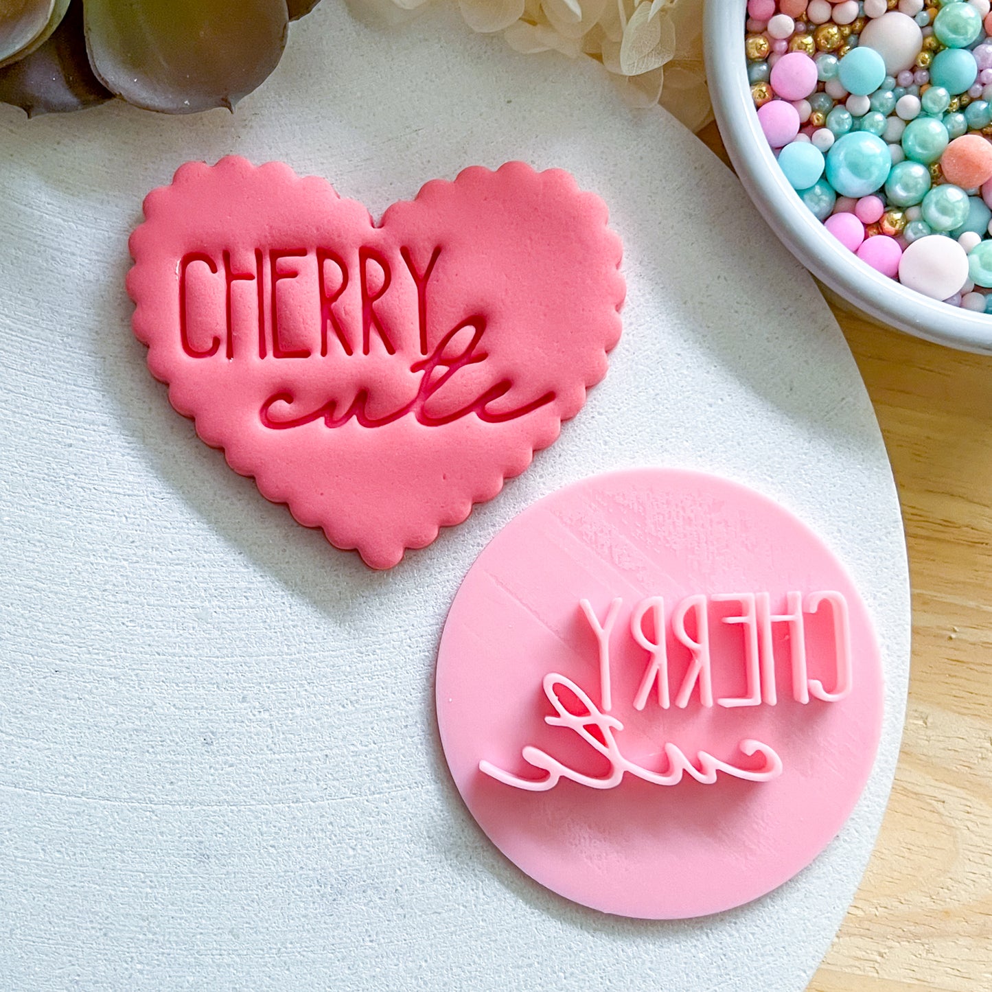 "Cherry Cute" Fondant Stamp