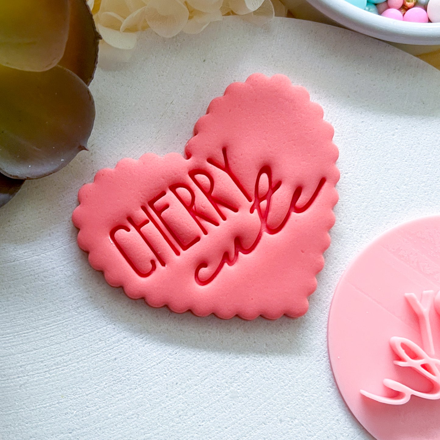 "Cherry Cute" Fondant Stamp