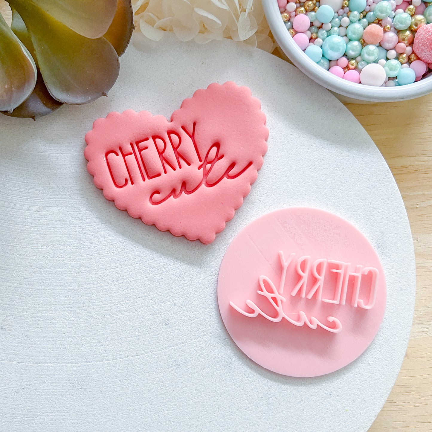 "Cherry Cute" Fondant Stamp
