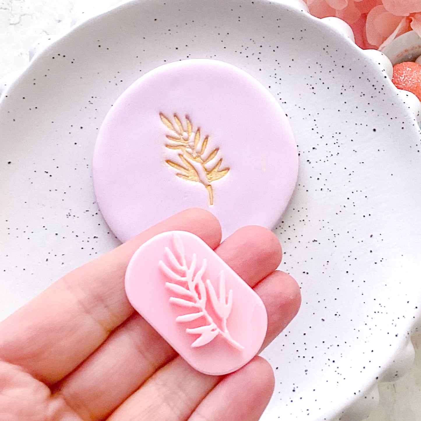 Eucalyptus - Fondant Stamp