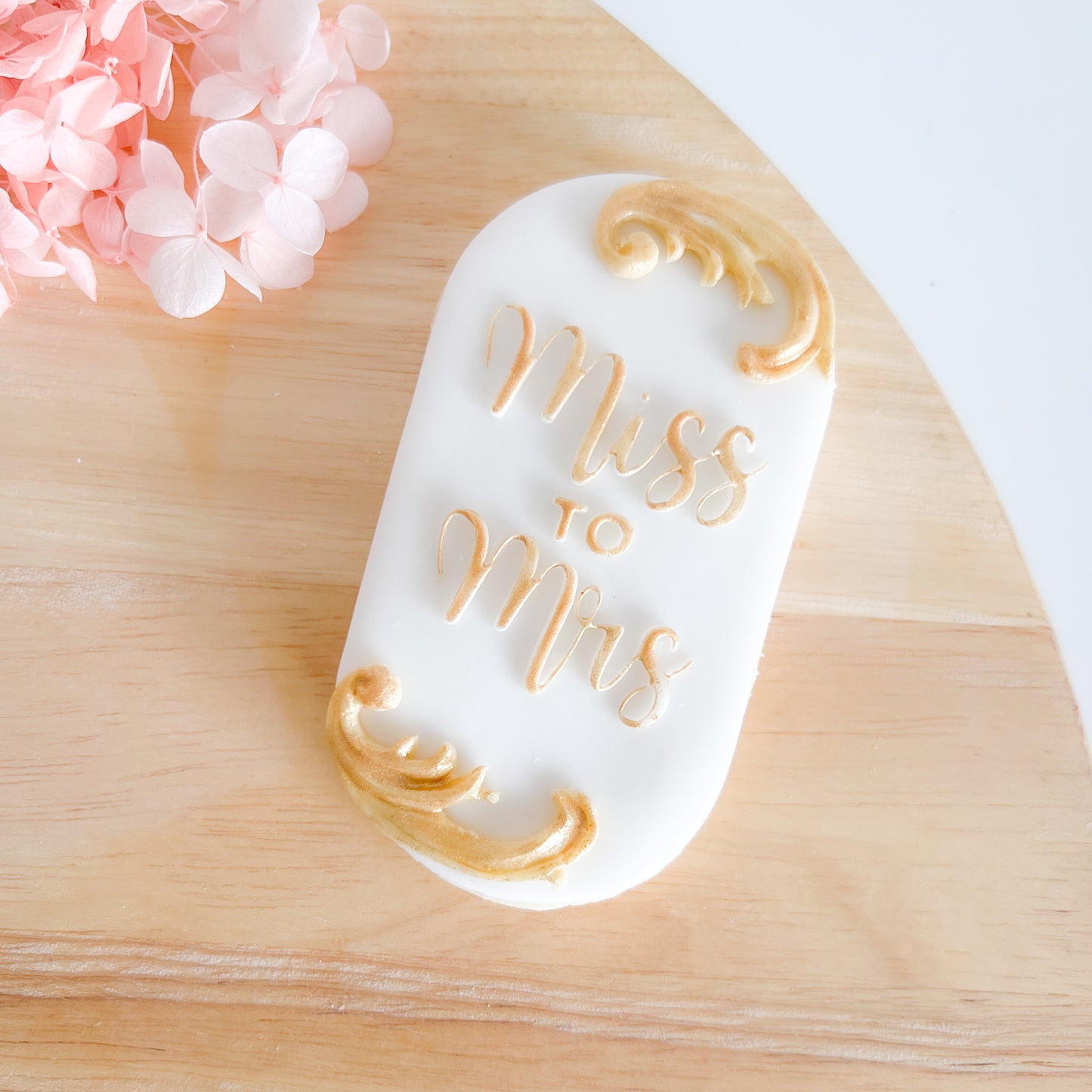 "Miss to Mrs" - Embossing Stamp LAST ONE!