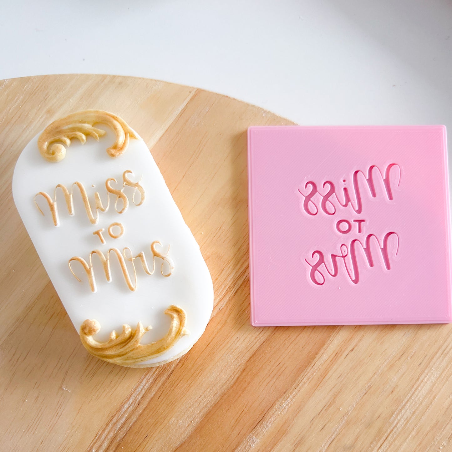 "Miss to Mrs" - Embossing Stamp LAST ONE!