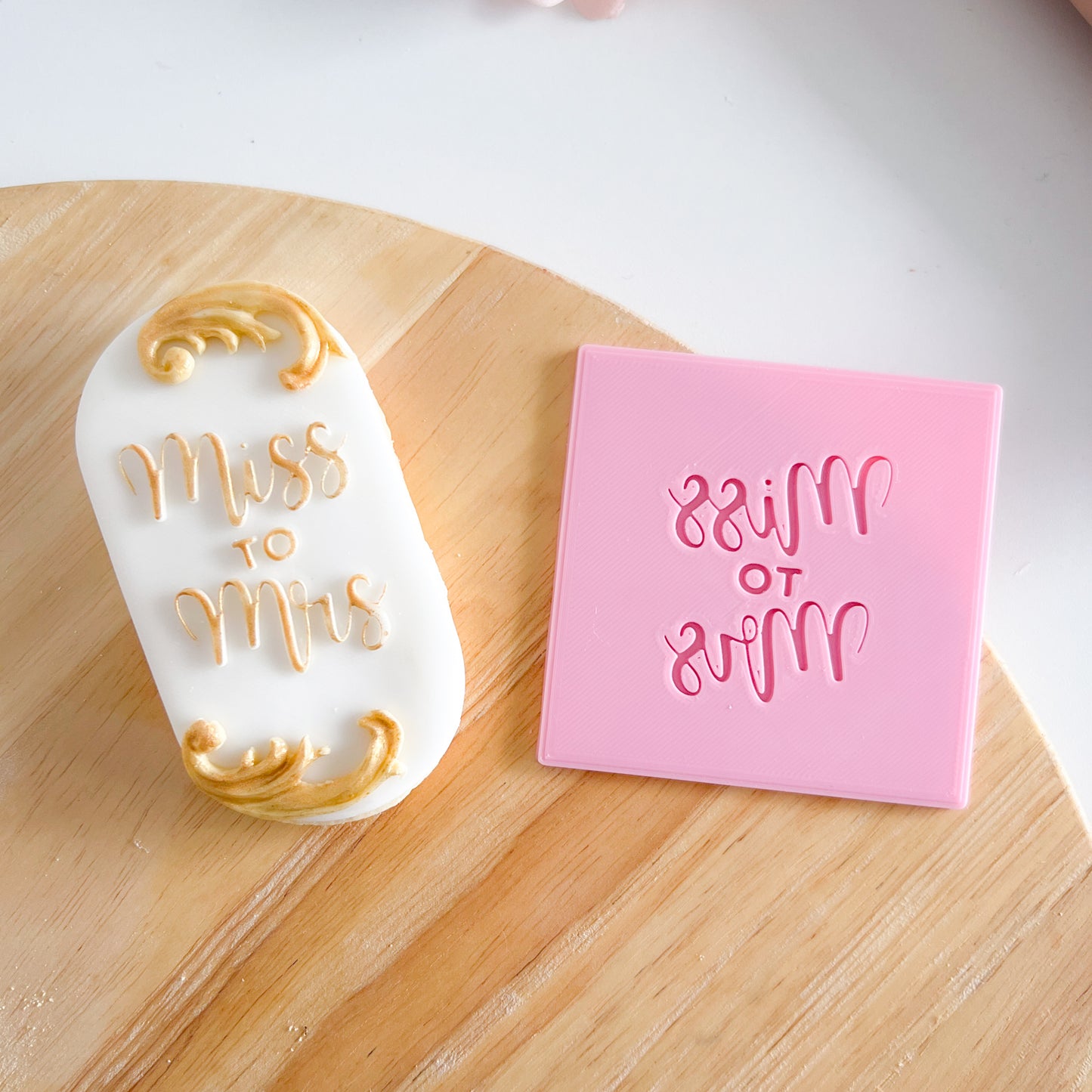 "Miss to Mrs" - Embossing Stamp LAST ONE!