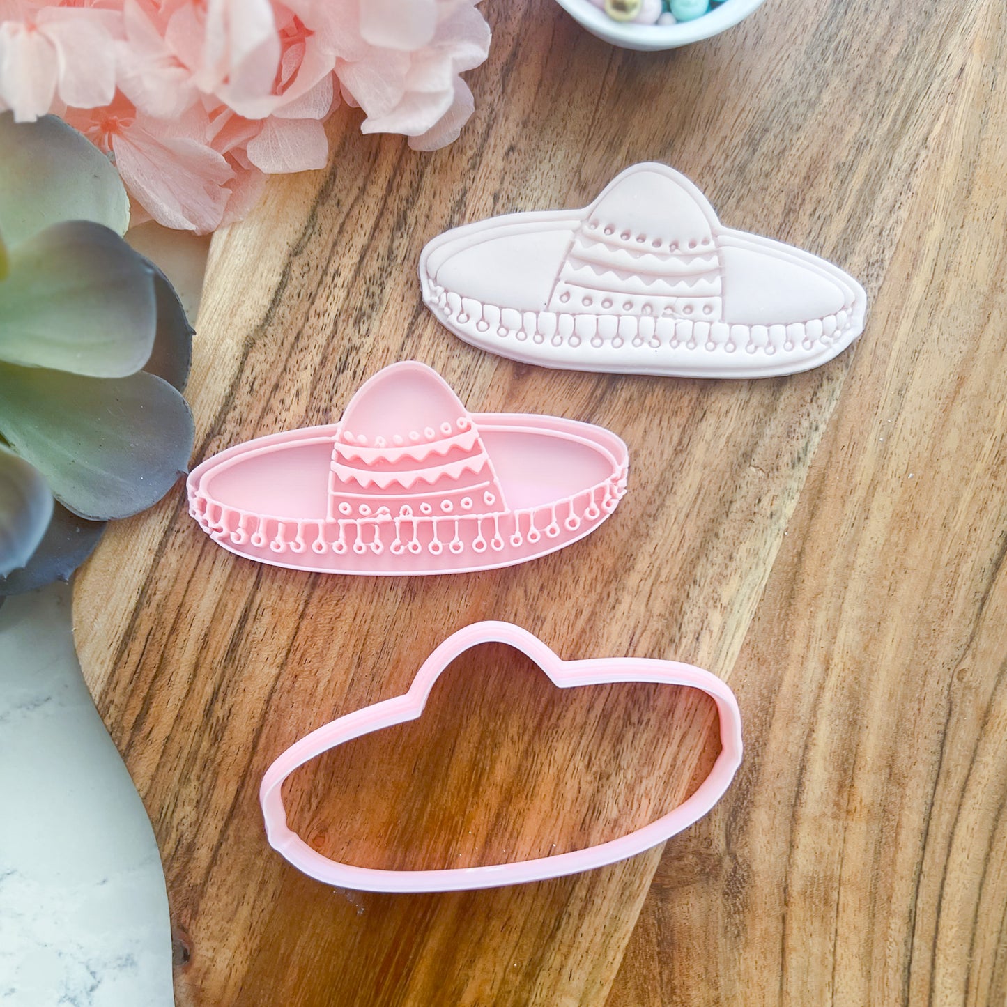 "Detailed Sombrero" - Cookie Cutter & Stamp
