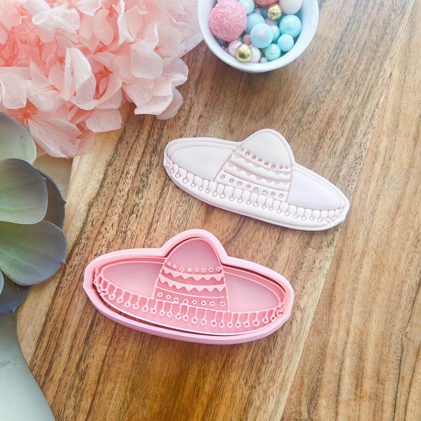 "Detailed Sombrero" - Cookie Cutter & Stamp