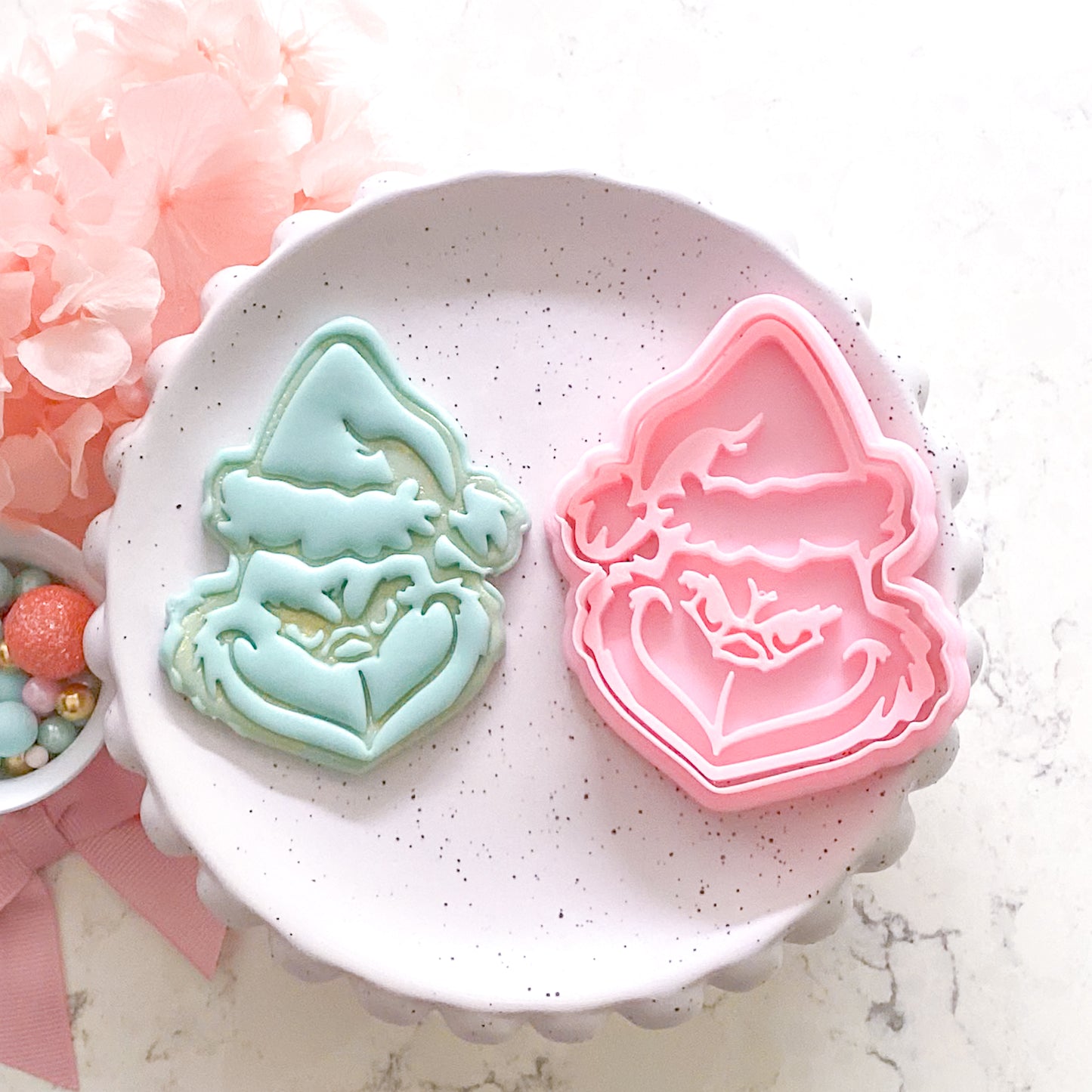 "Grinch" Cookie Cutter & Stamp