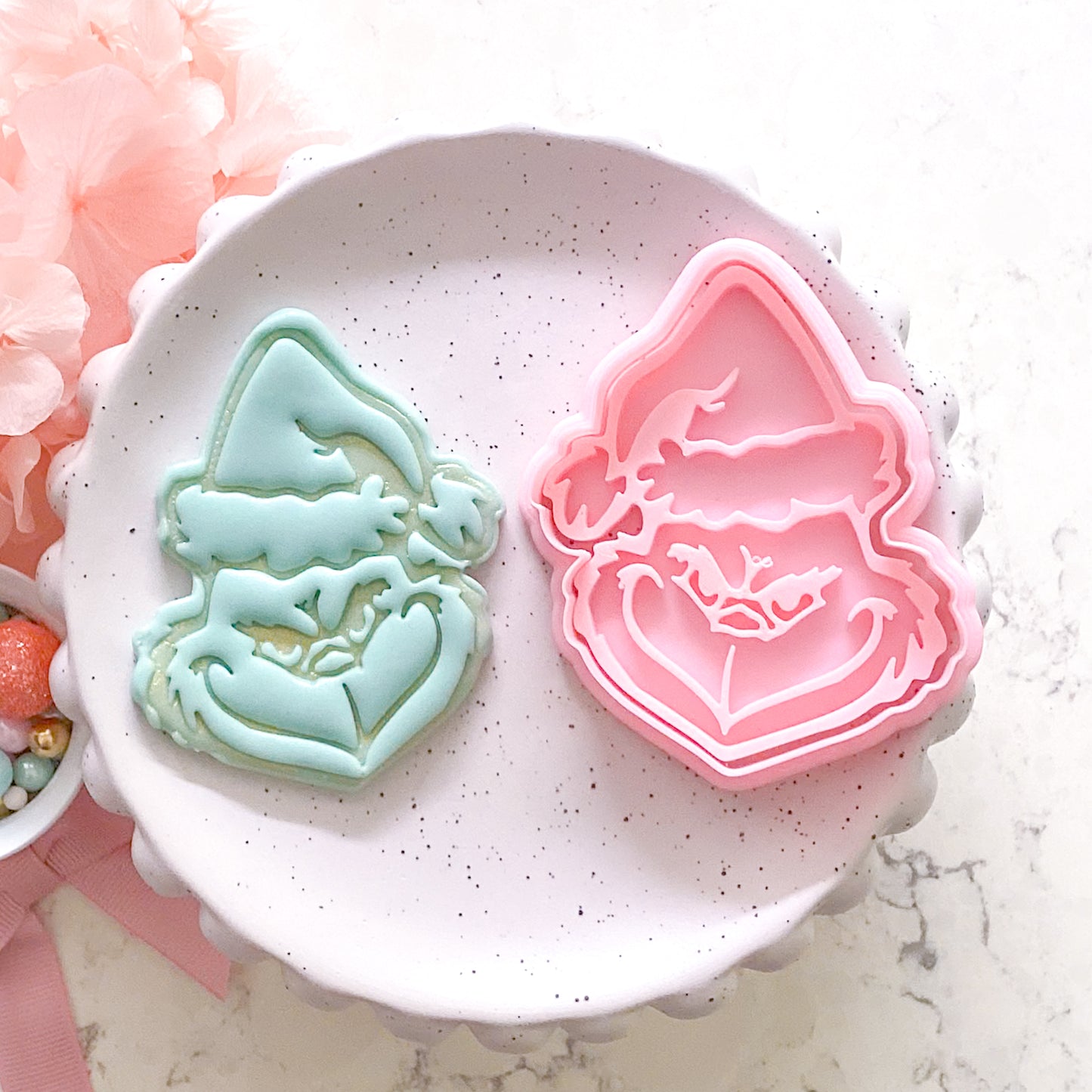 "Grinch" Cookie Cutter & Stamp