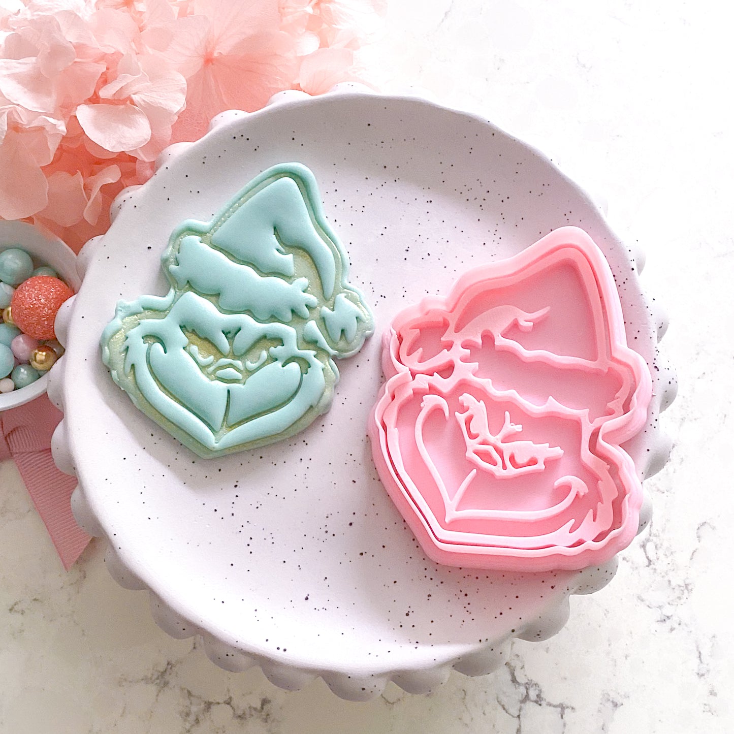 "Grinch" Cookie Cutter & Stamp