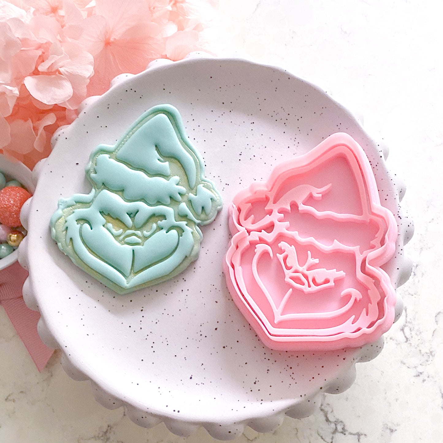"Grinch" Cookie Cutter & Stamp