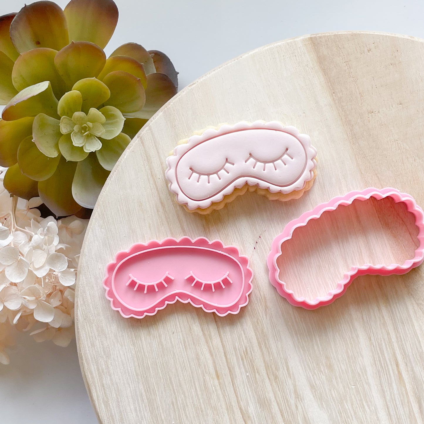 "Spa Mask" - Cookie Cutter & Stamp LAST ONE!