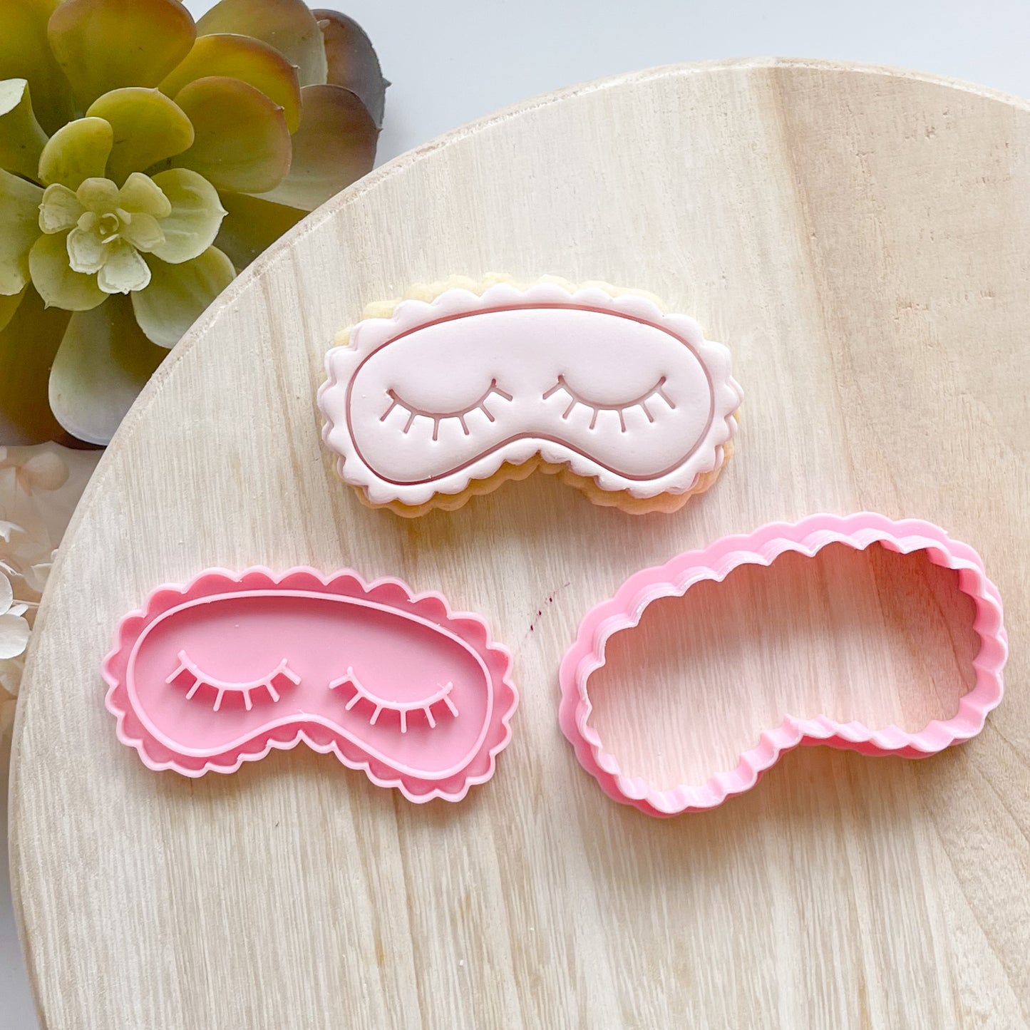 "Spa Mask" - Cookie Cutter & Stamp LAST ONE!