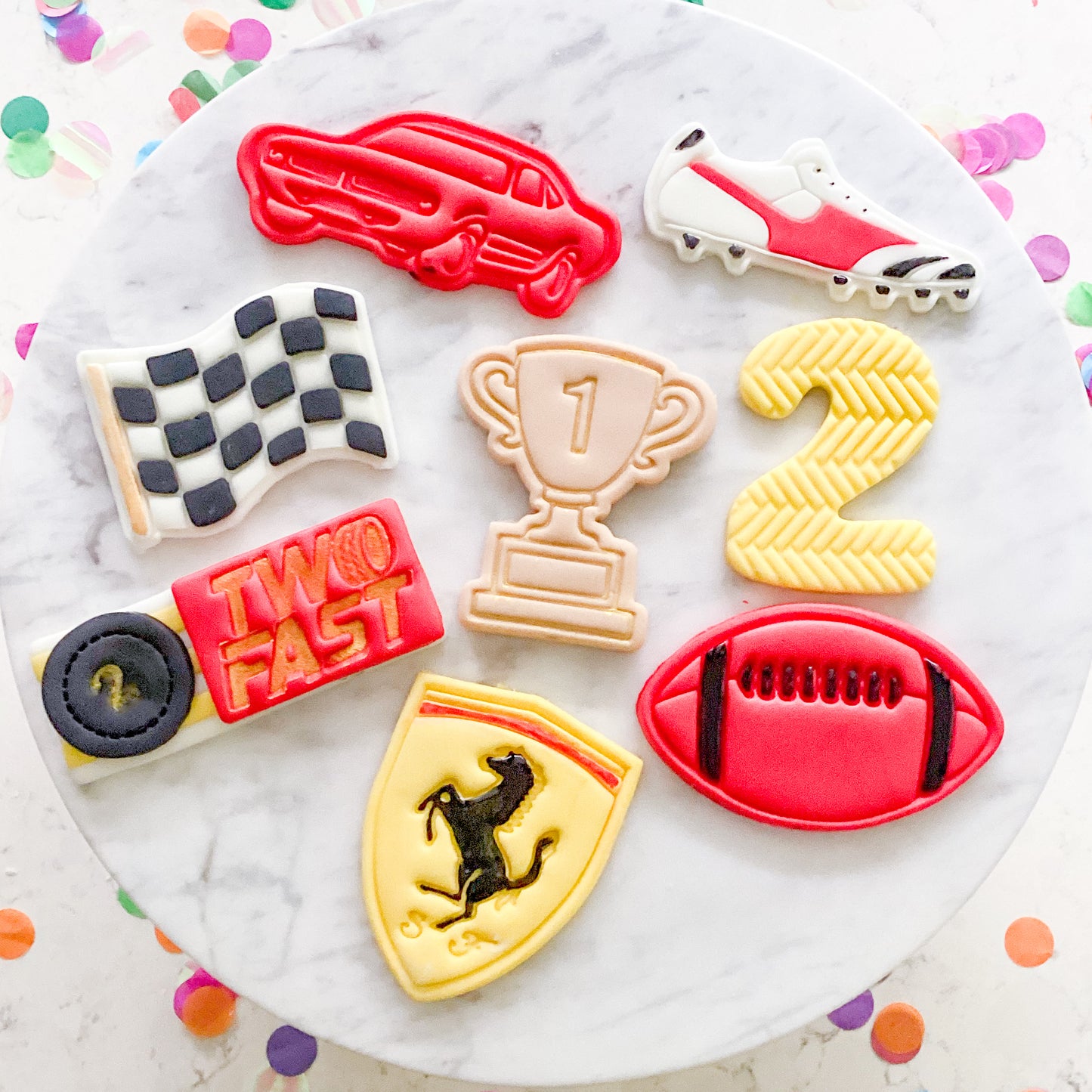 "Muscle Car" - Cookie Cutter & Stamp