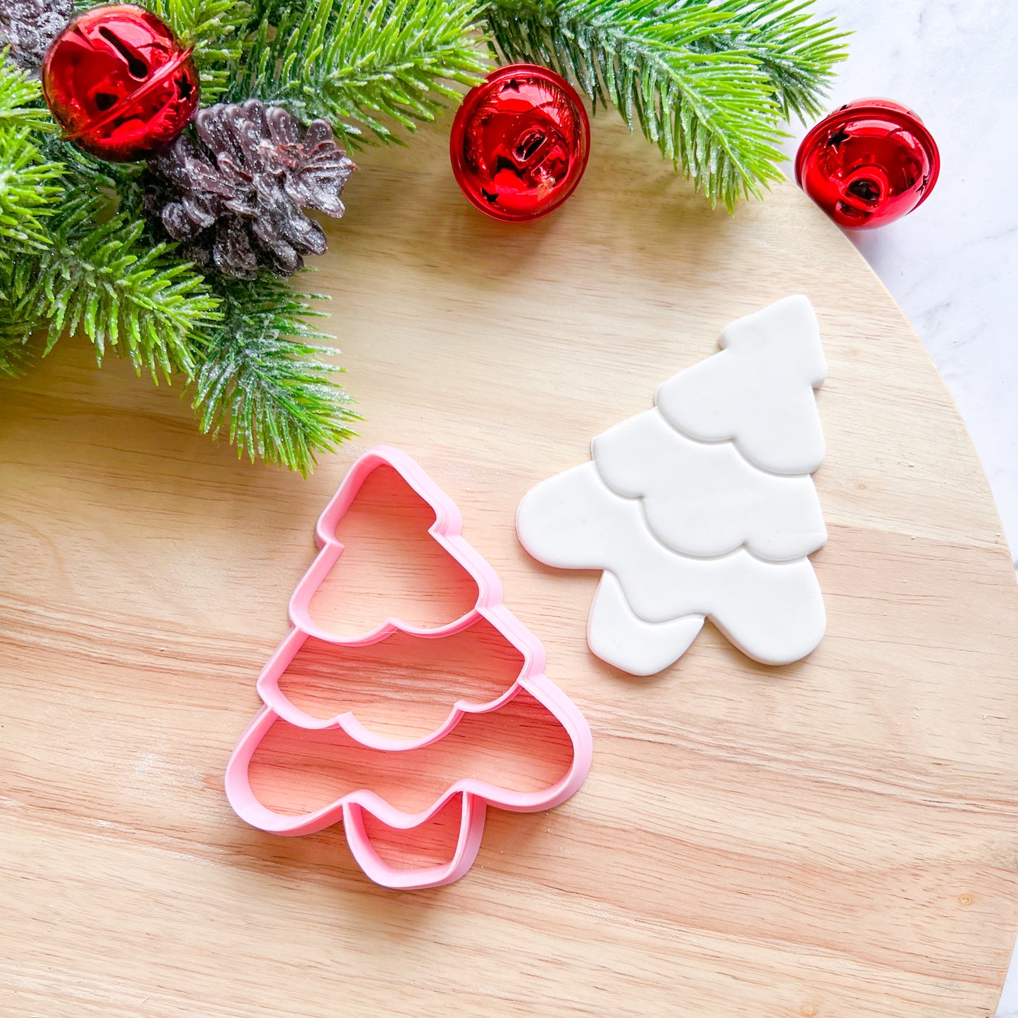 "Soft Christmas Tree" Cookie Cutter with imprint
