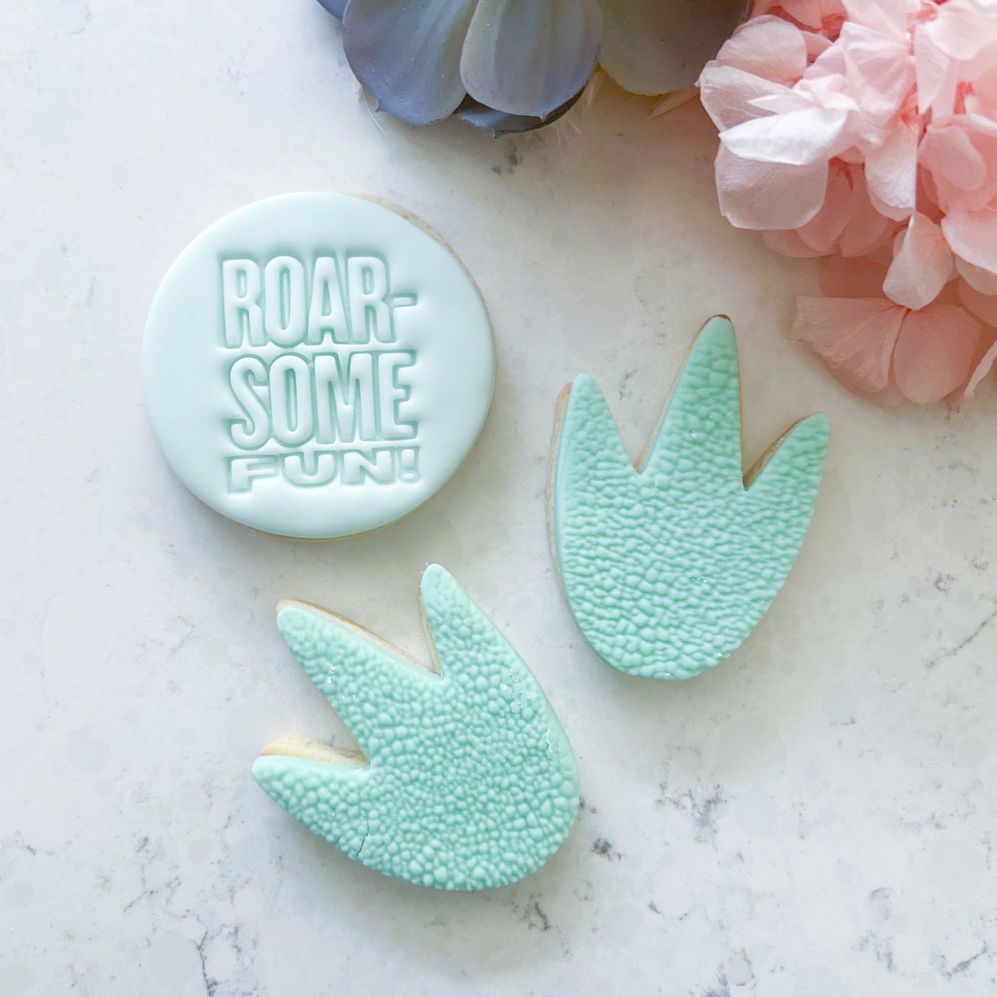 "Roar-some Birthday" - Fondant Stamp