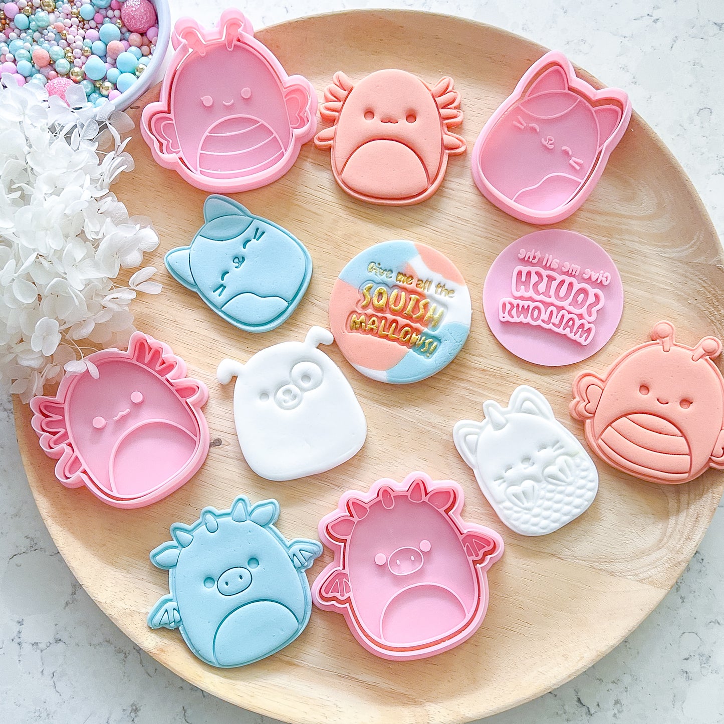 "Mermaid Squishmallow" - Cookie Cutter & Stamp