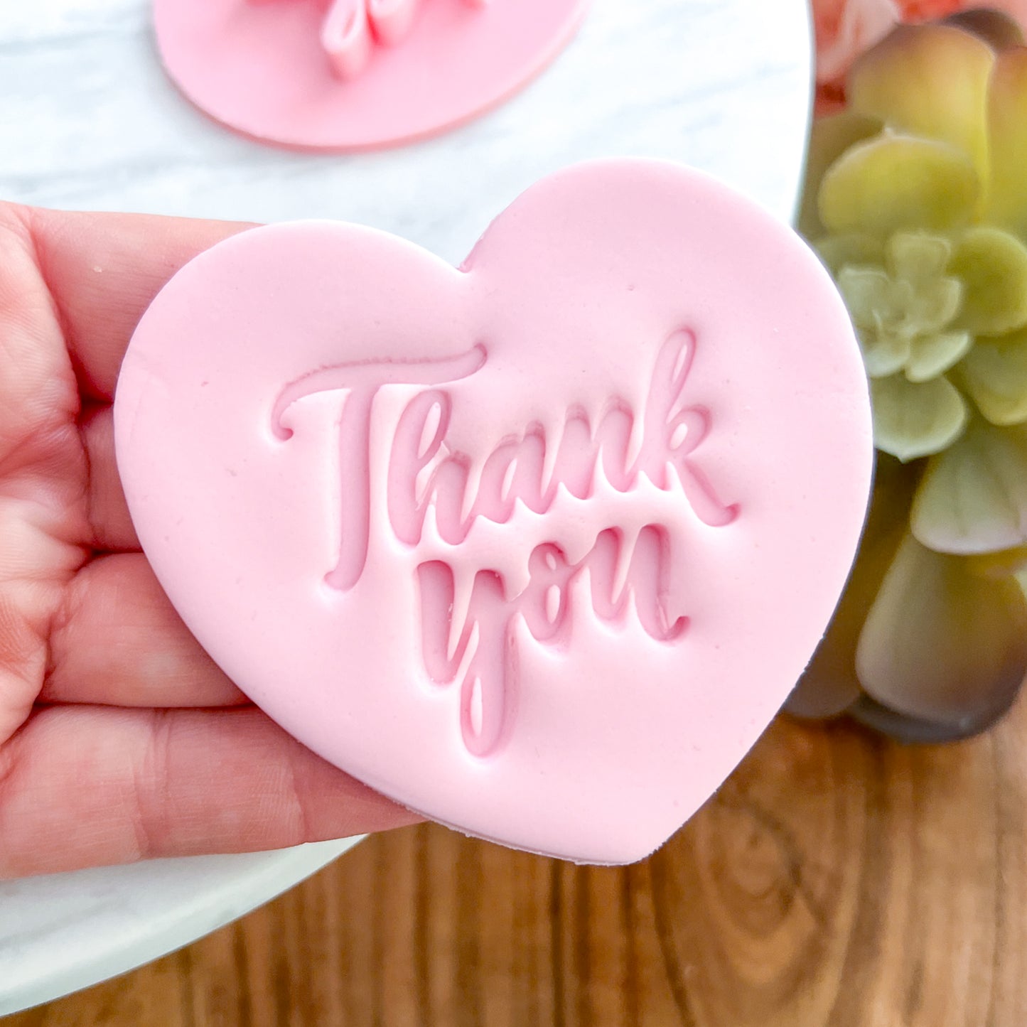 "Thankyou" Fondant Stamp