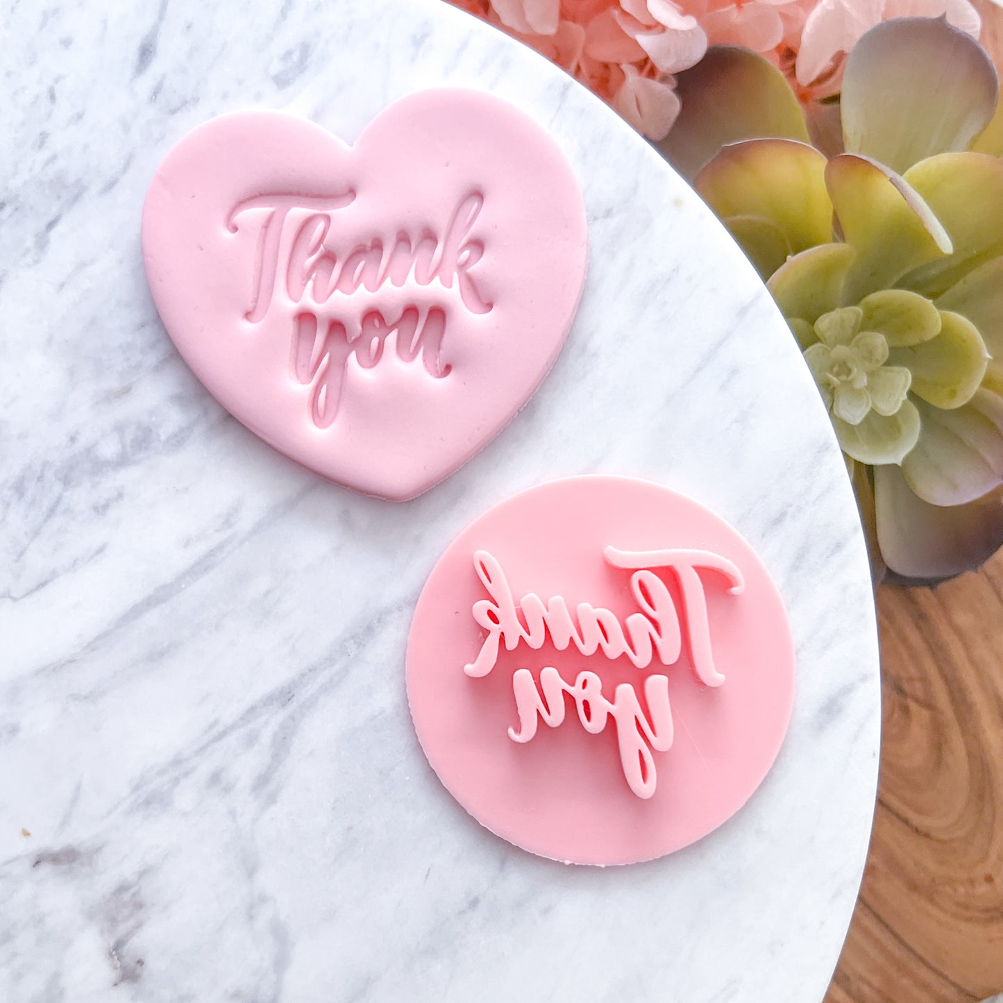 "Thankyou" Fondant Stamp