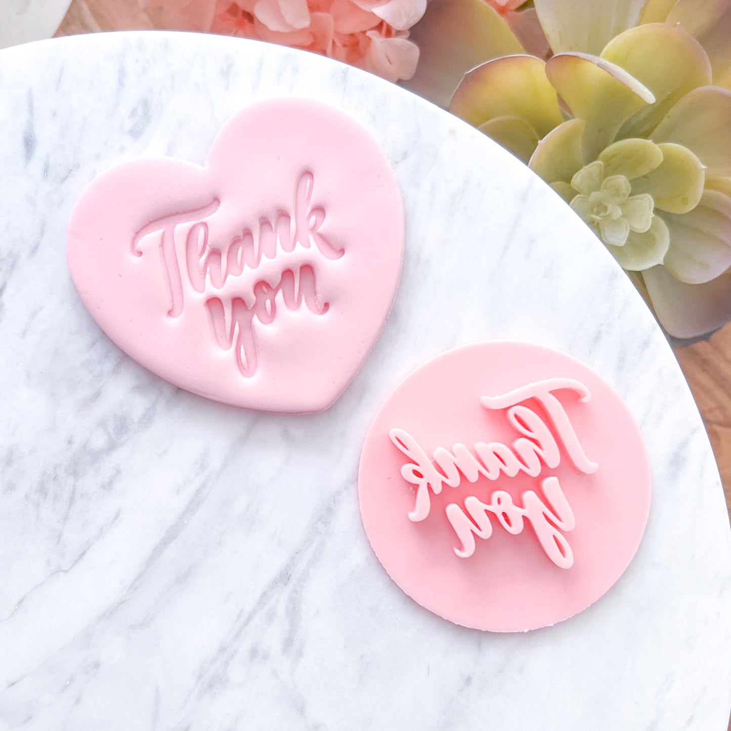 "Thankyou" Fondant Stamp