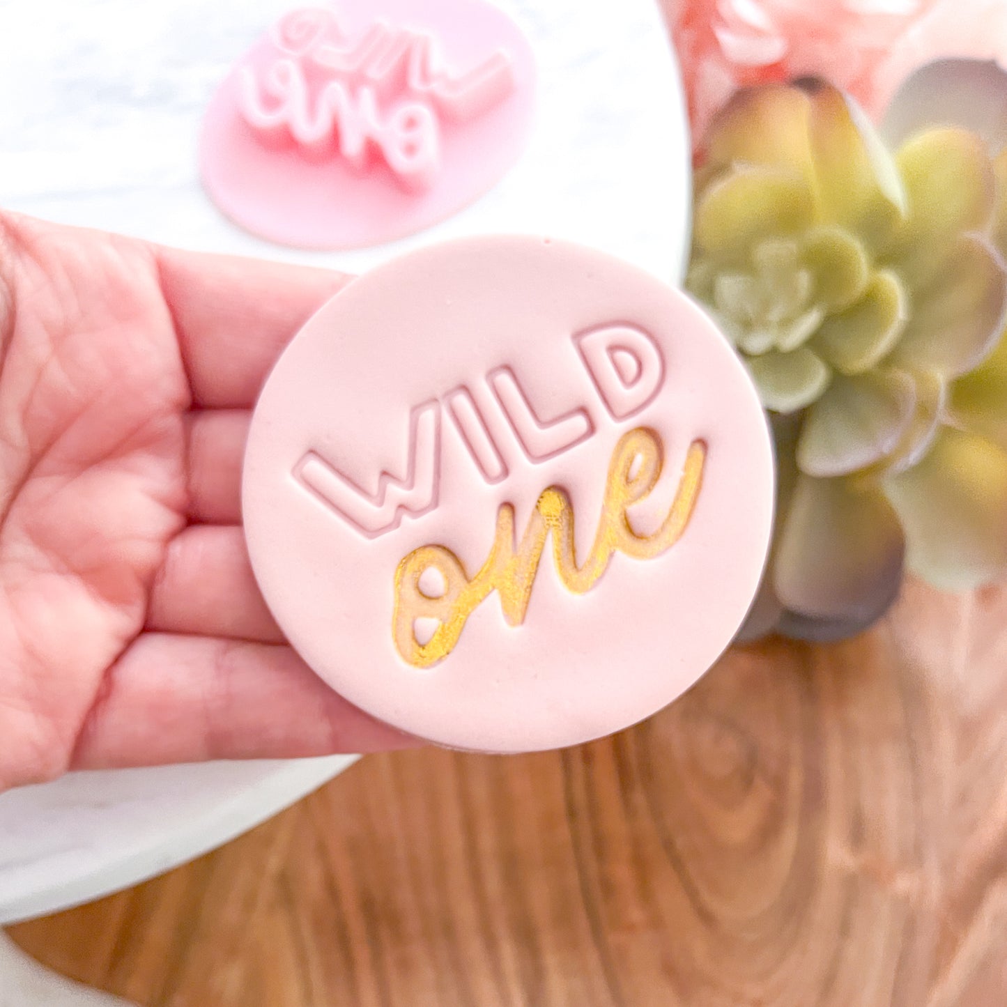 "Wild One" #1 Fondant Stamp