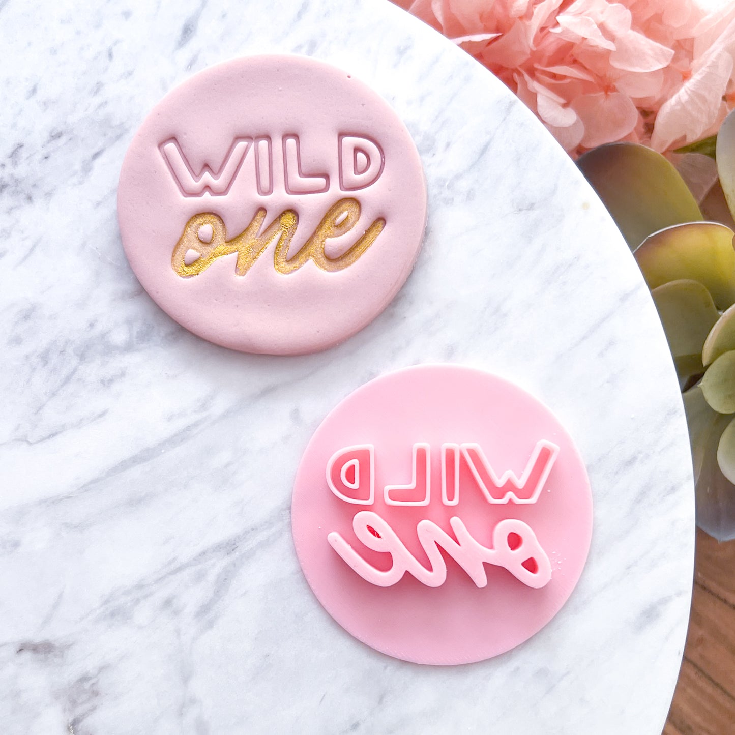 "Wild One" #1 Fondant Stamp