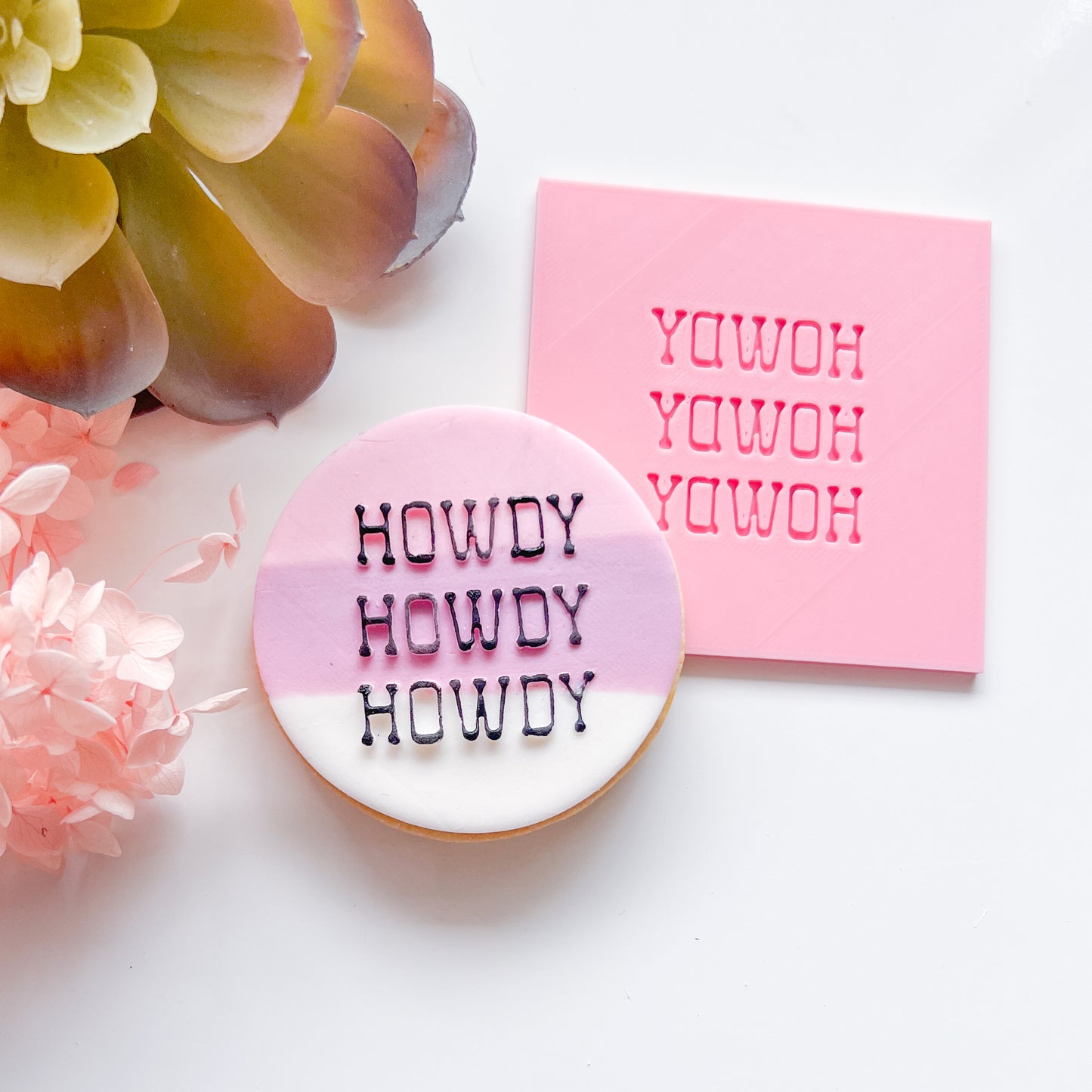 "Howdy" - Embossing Stamp LAST ONE!