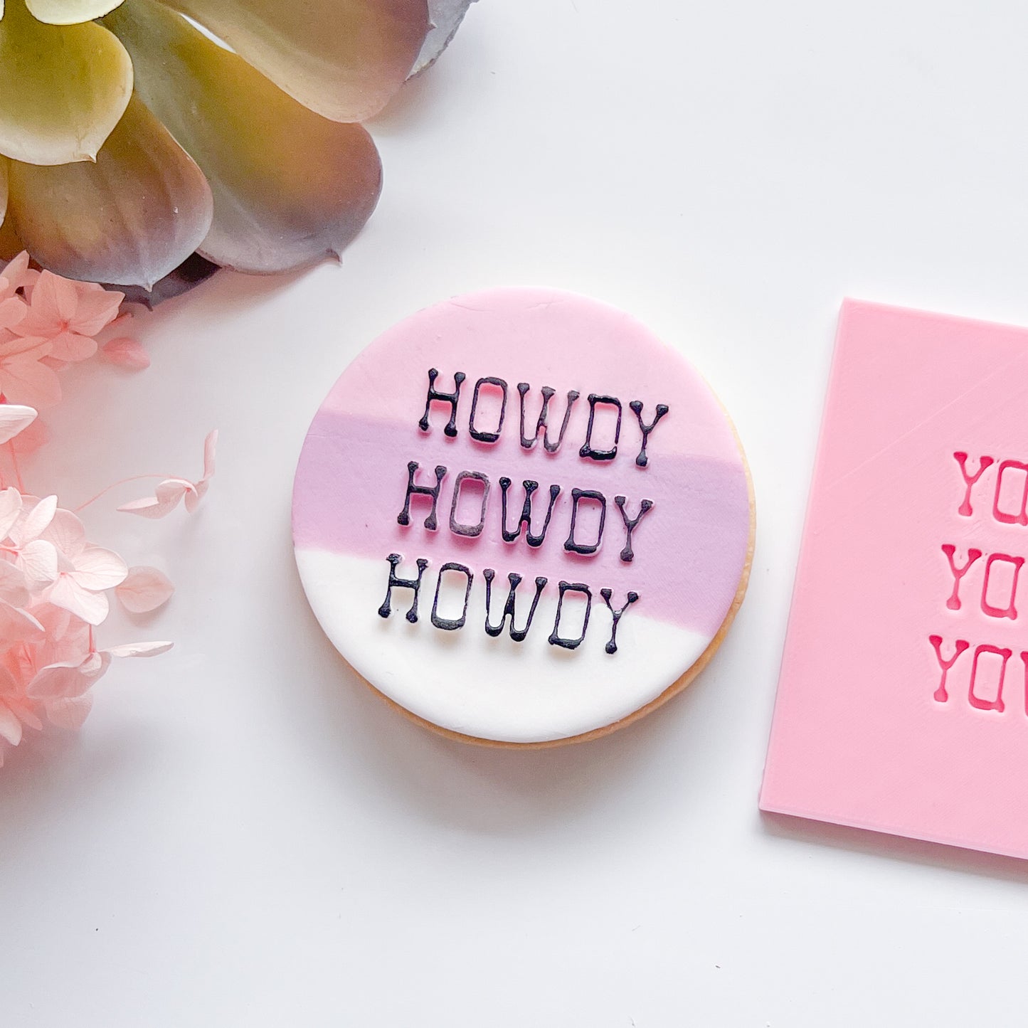 "Howdy" - Embossing Stamp LAST ONE!