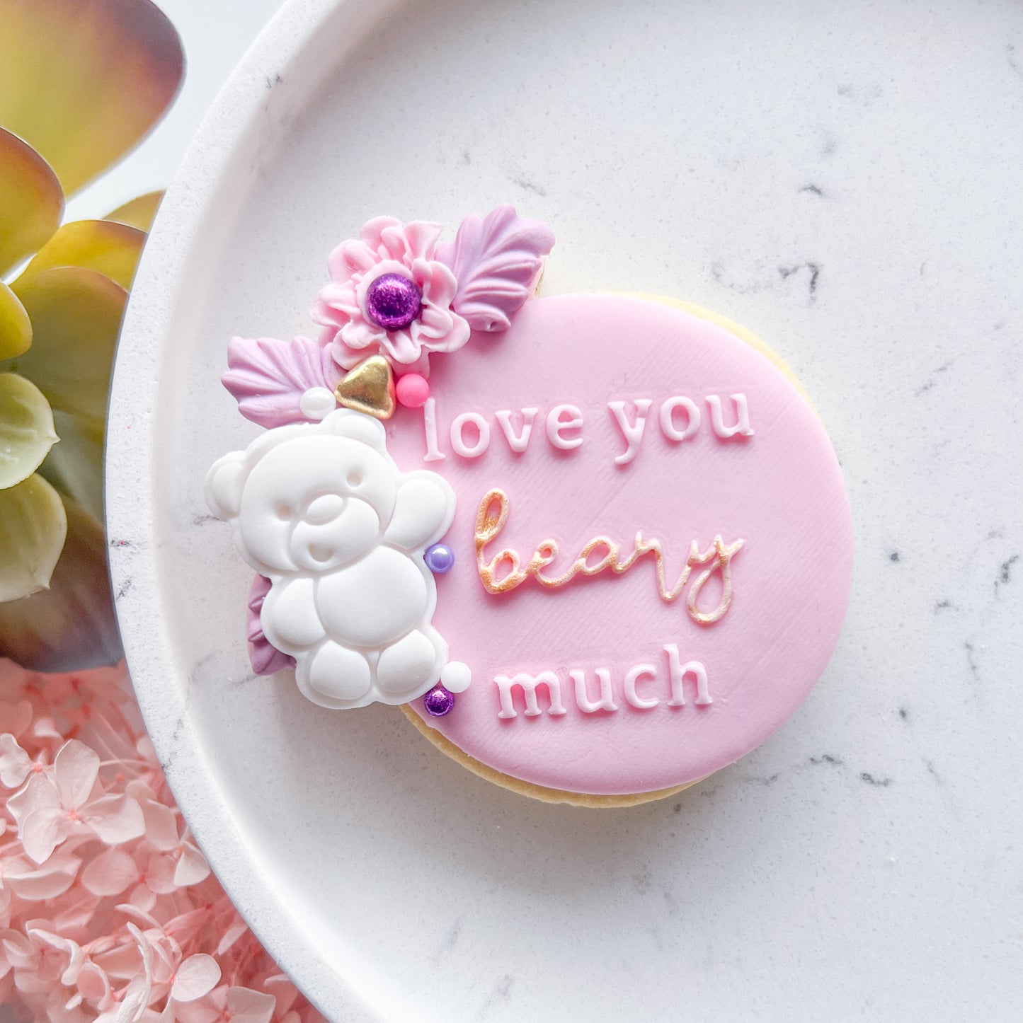 "Love you beary much" - Embossing Stamp LAST ONE!