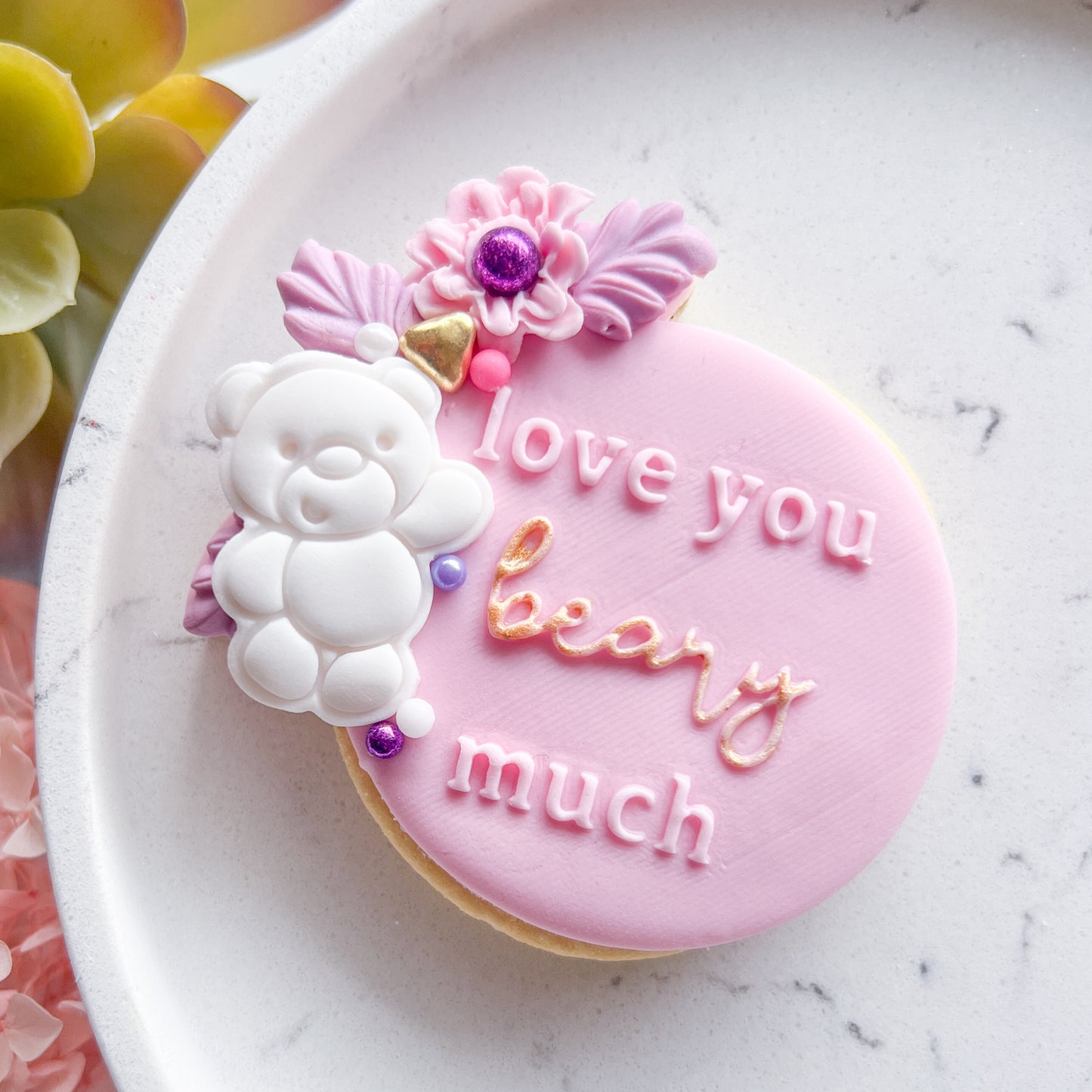 "Love you beary much" - Embossing Stamp LAST ONE!