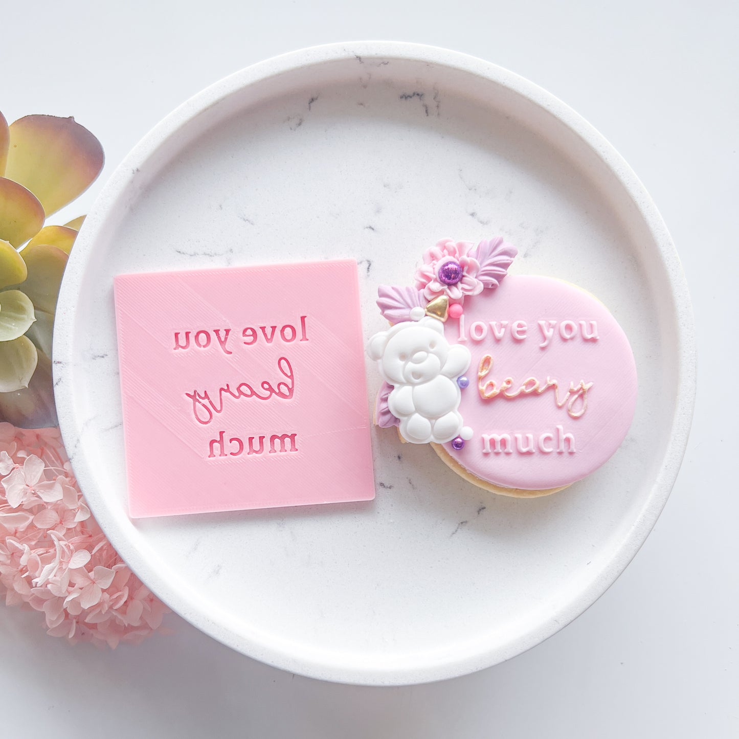 "Love you beary much" - Embossing Stamp LAST ONE!