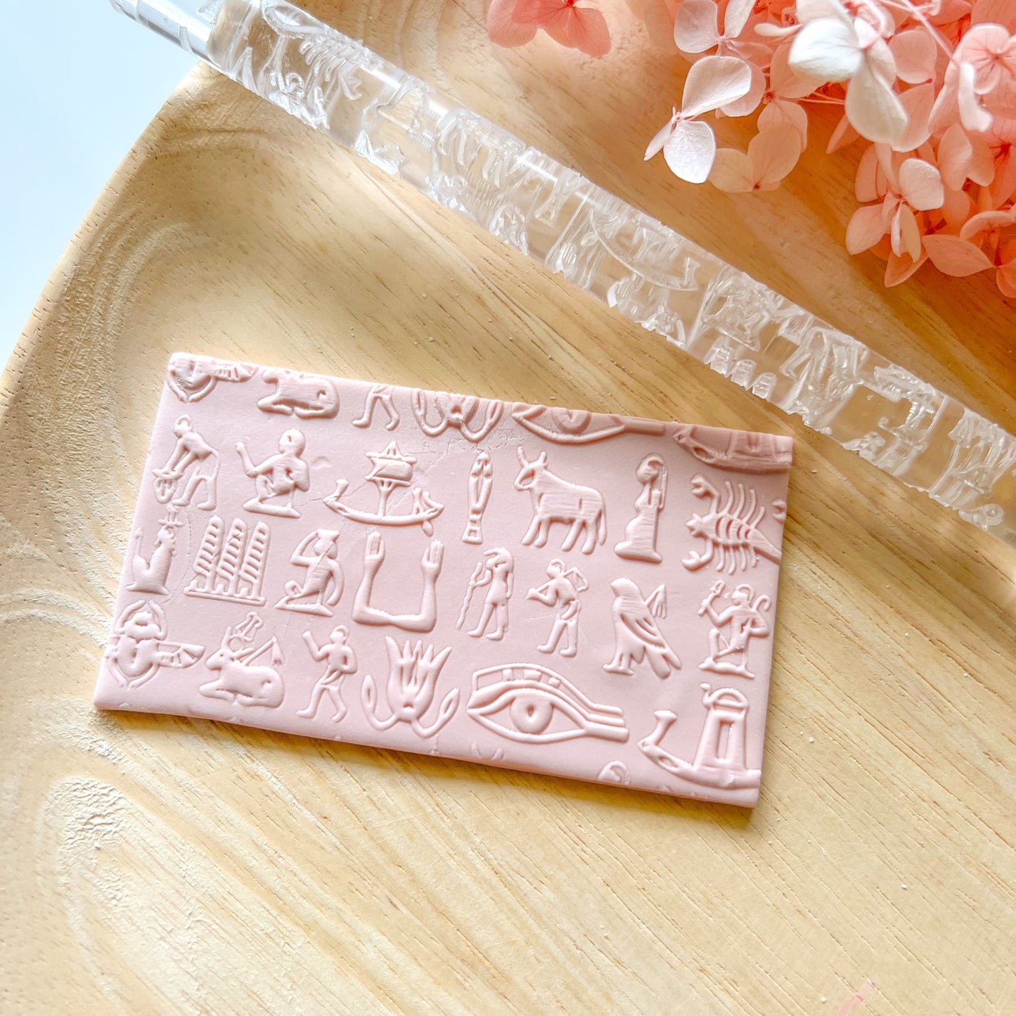 "Egyptian Icons" - Acrylic Texture Roller