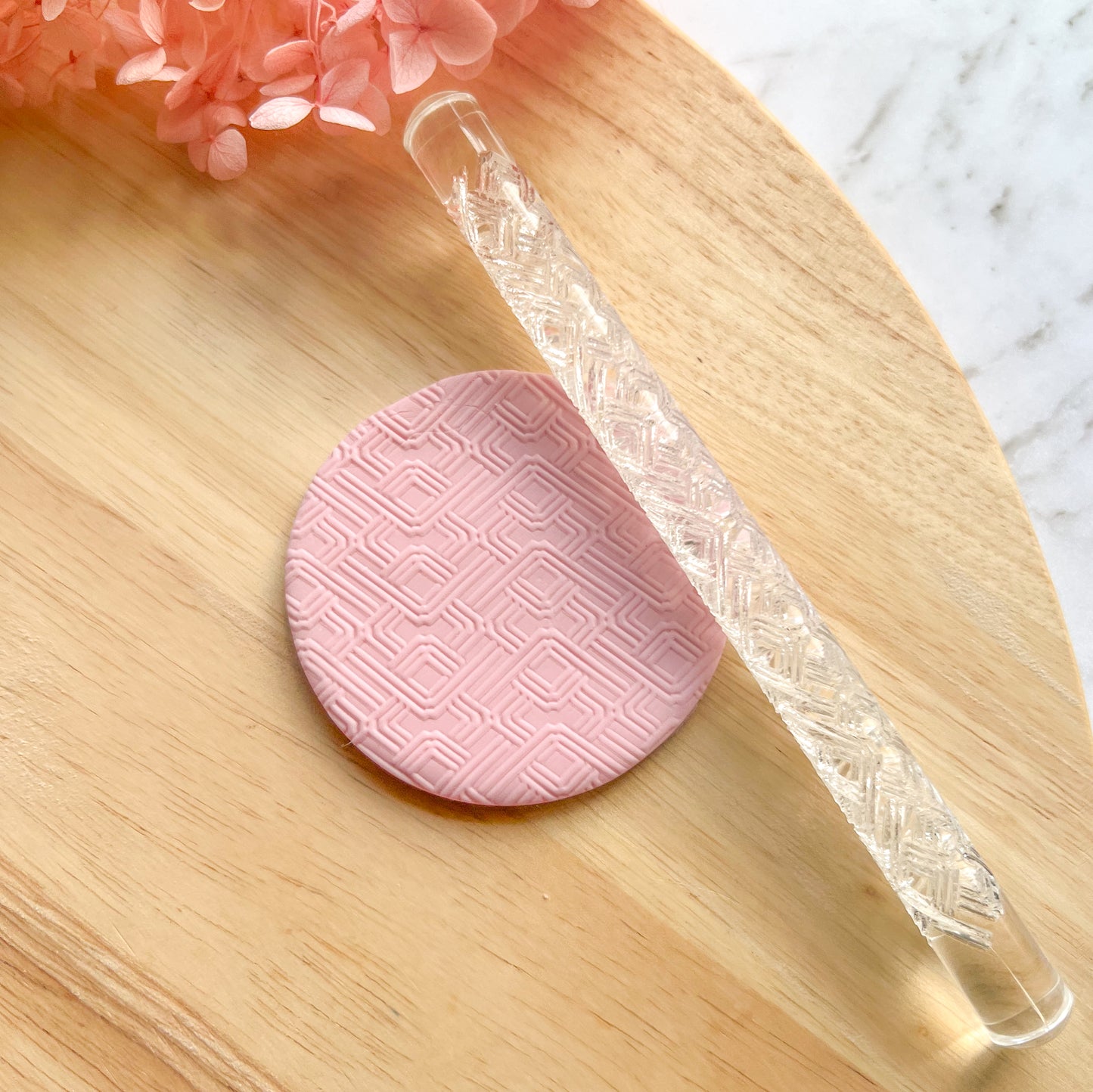 "Linked" - Acrylic Texture Roller
