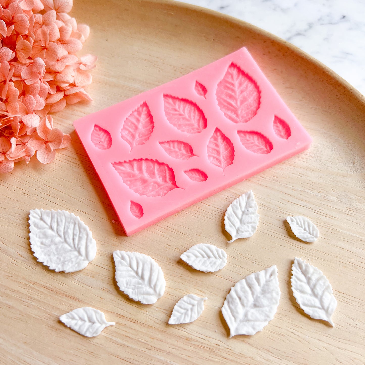 "Rose Leaves" Silicone Mould